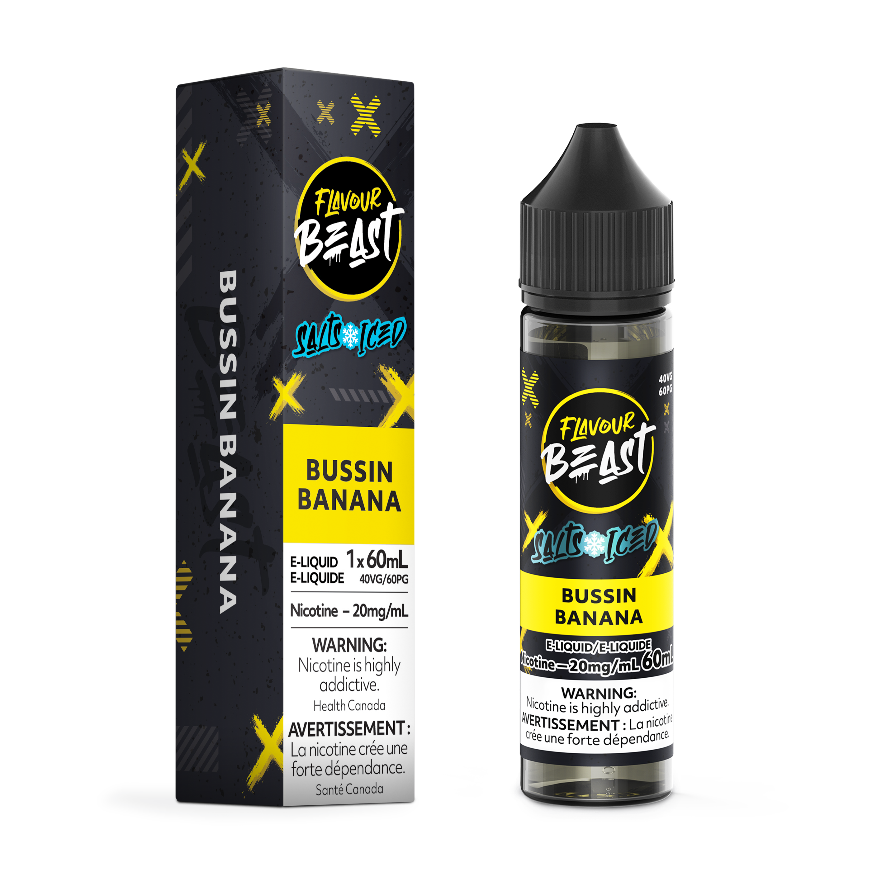 FLAVOUR BEAST SALT - BUSSIN BANANA ICED 60ML