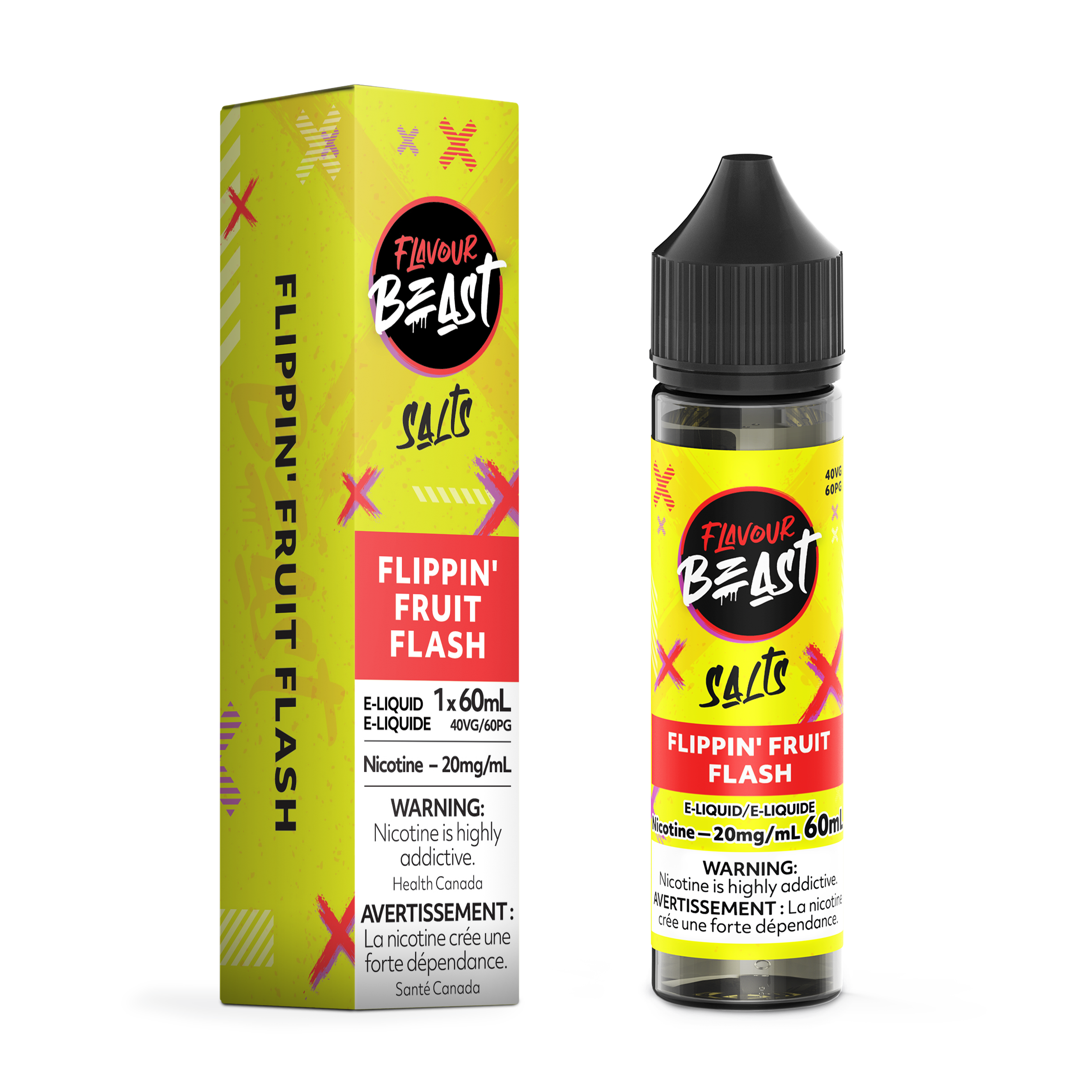 FLAVOUR BEAST SALT - FLIPPIN' FRUIT FLASH 60ML