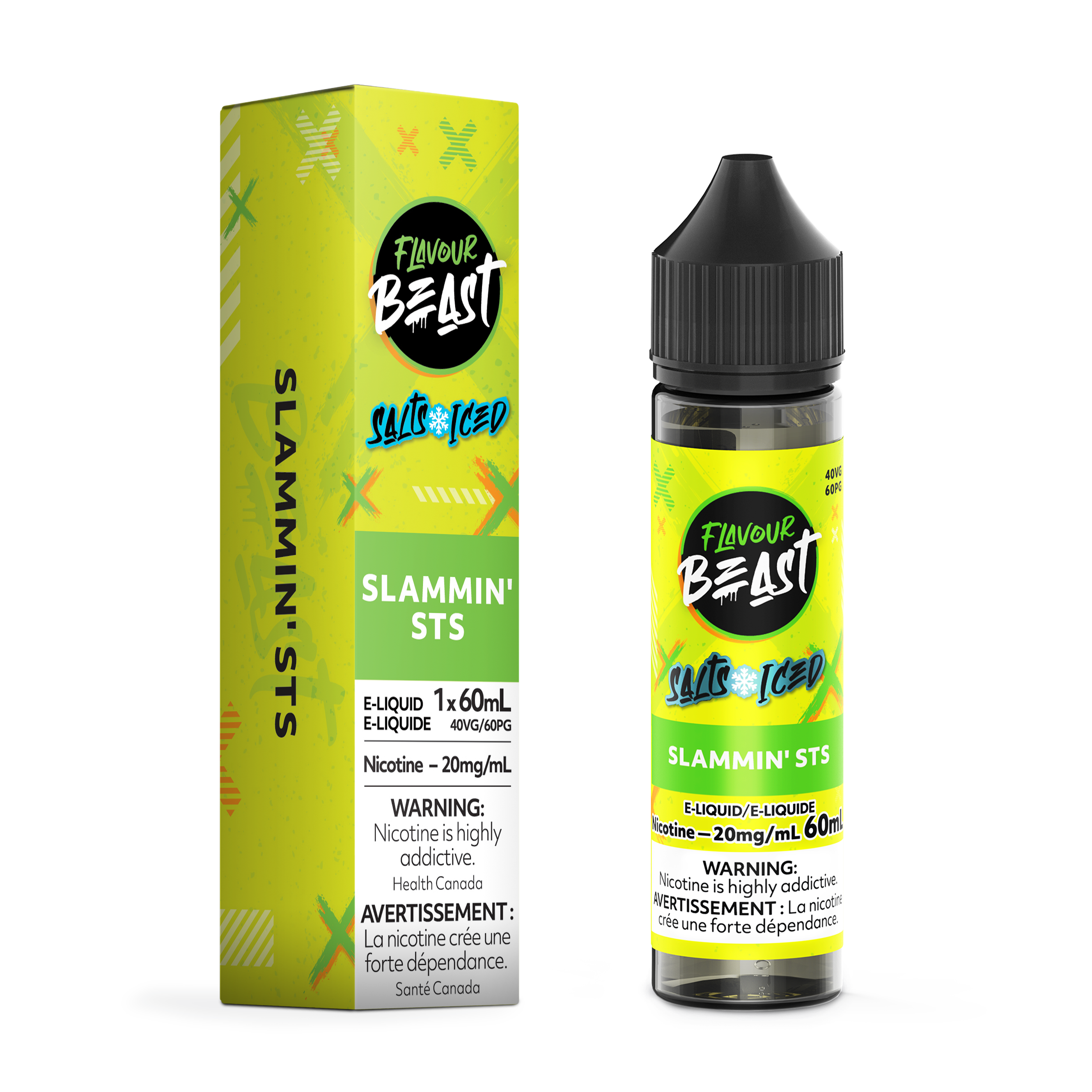 FLAVOUR BEAST SALT - SLAMMIN' STS ICED 60ML