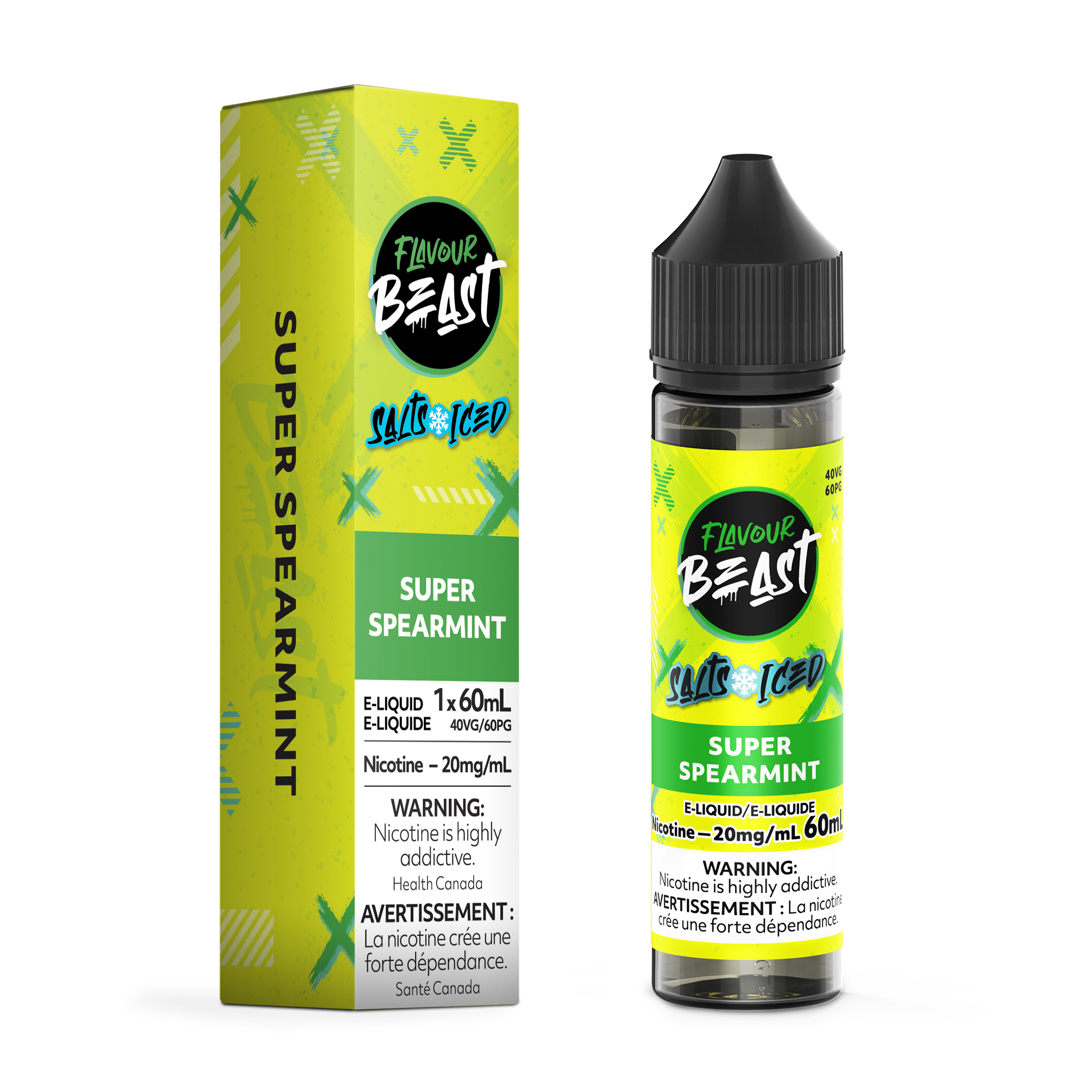 FLAVOUR BEAST SALT - SUPER SPEARMINT ICED 60ML