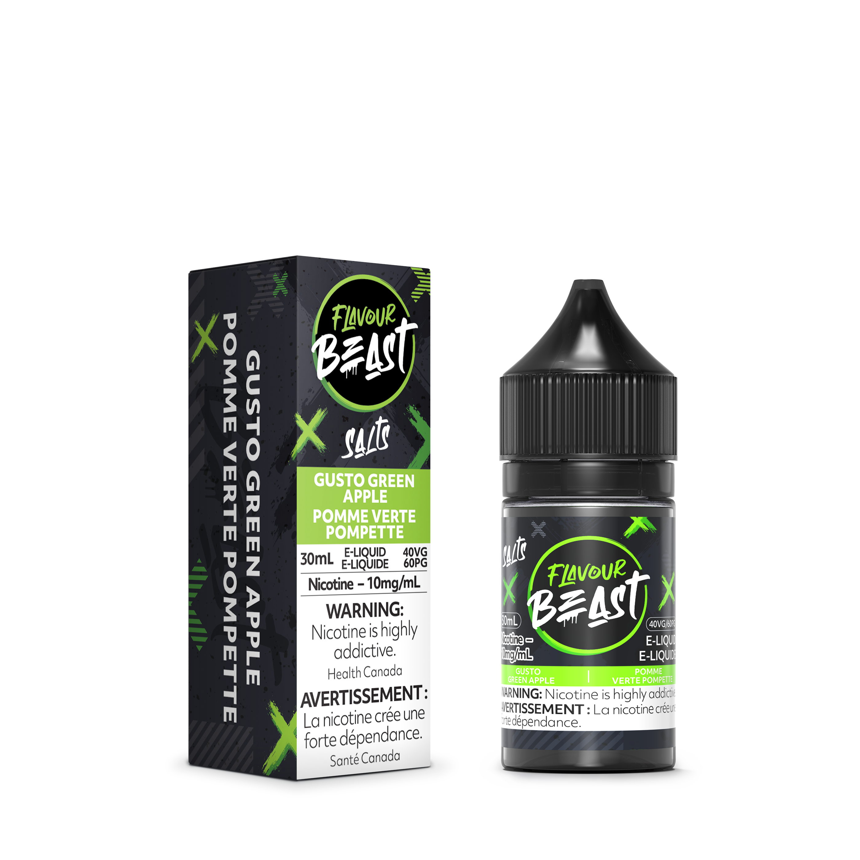 FLAVOUR BEAST SALT GREEN APPLE 30ML 20MG