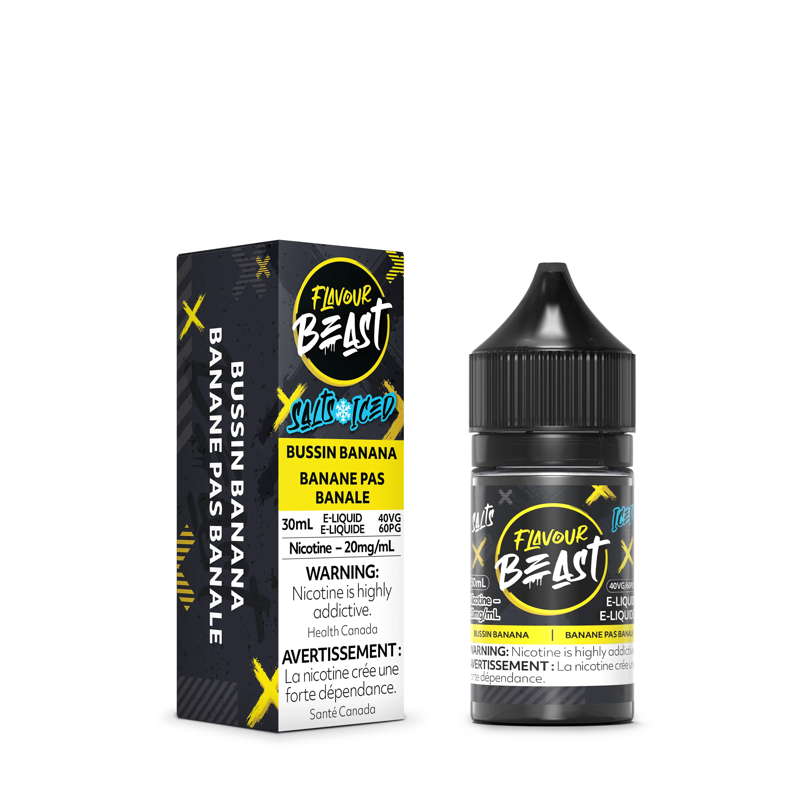 FLAVOUR BEAST SALT - BUSSIN BANANA ICED 30ML