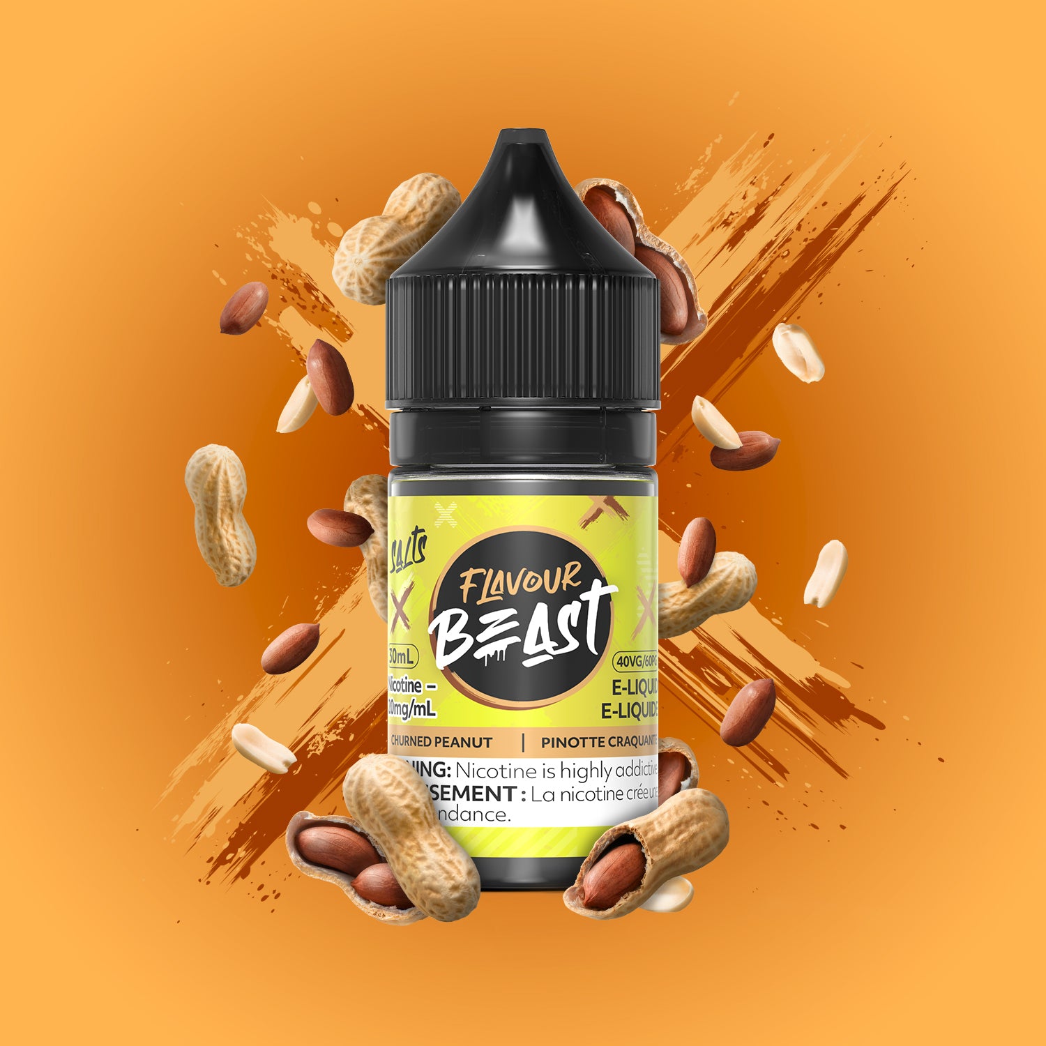 FLAVOUR BEAST SALT - CHURNED PEANUT 30ML