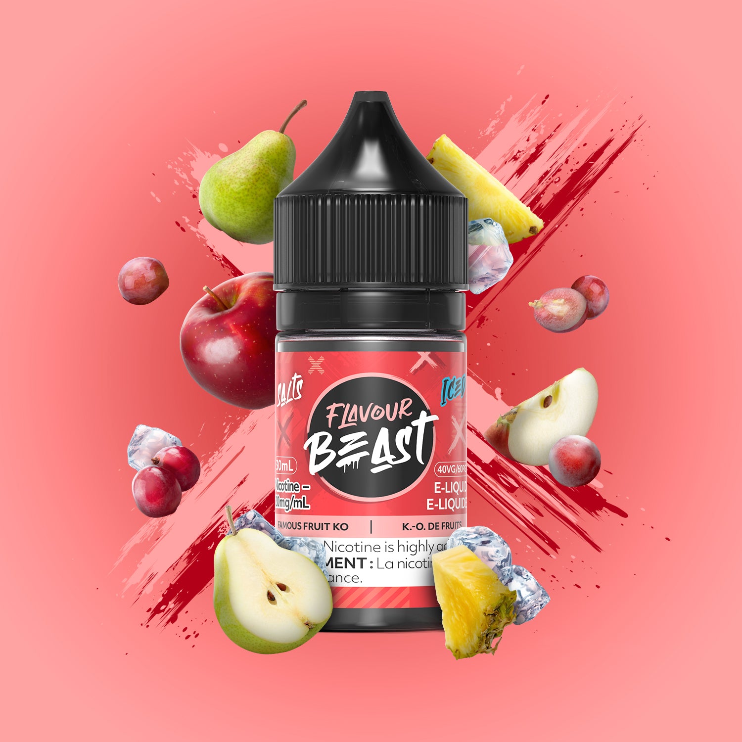 FLAVOUR BEAST SALT - FAMOUS FRUIT KO ICED 30ML