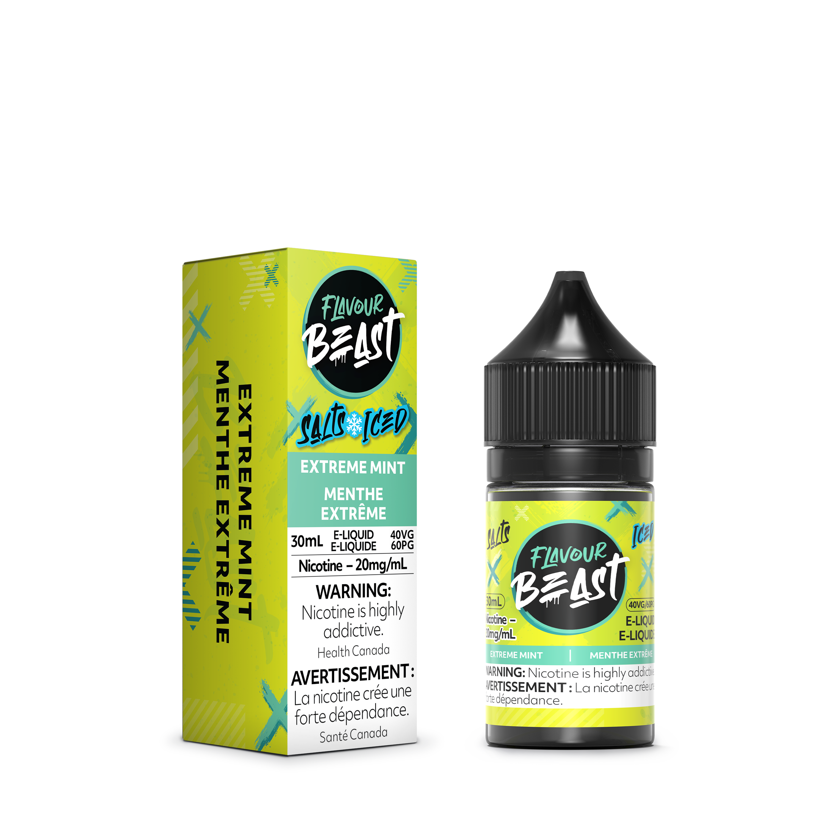 FLAVOUR BEAST SALT - EXTREME MINT ICED 30ML