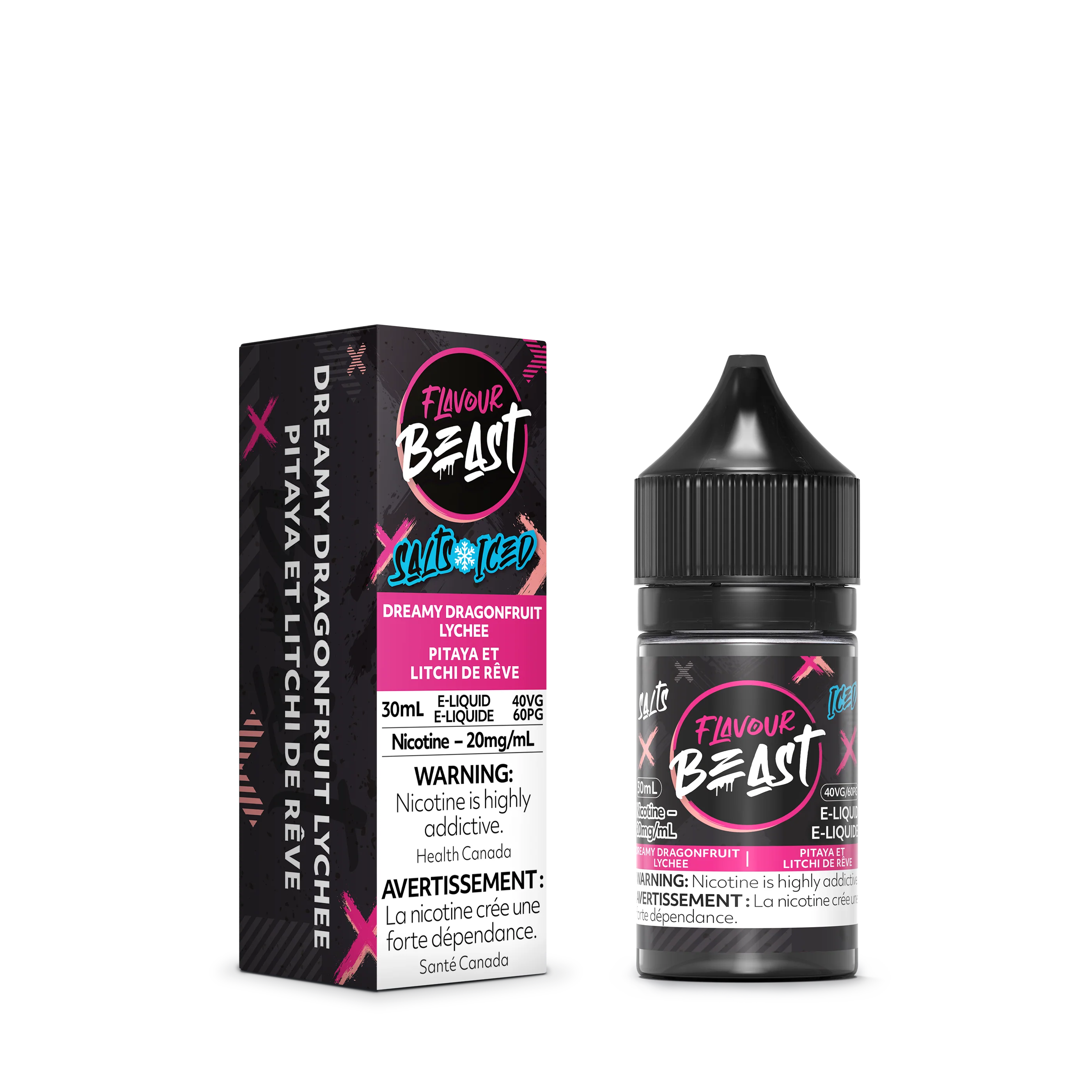 FLAVOUR BEAST SALT - DREAMY DRAGONFRUIT LYCHEE ICED 30ML