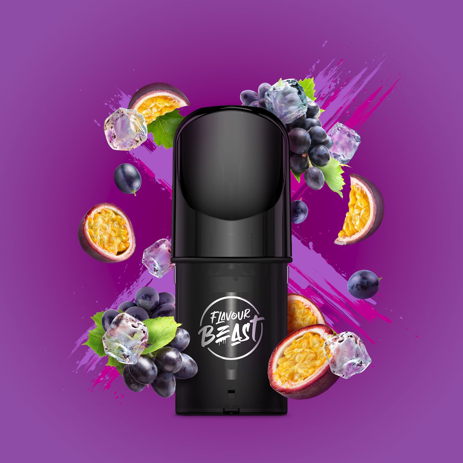 FLAVOUR BEAST S-POD 3P GRAPE PASSIONFRUIT ICE 20MG