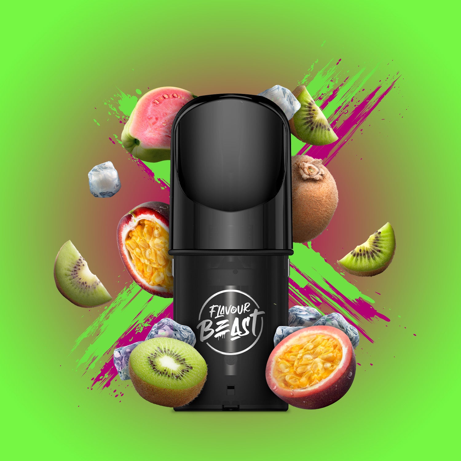 FLAVOUR BEAST S-POD 3P KIWI PASSIONFRUIT ICE 20MG