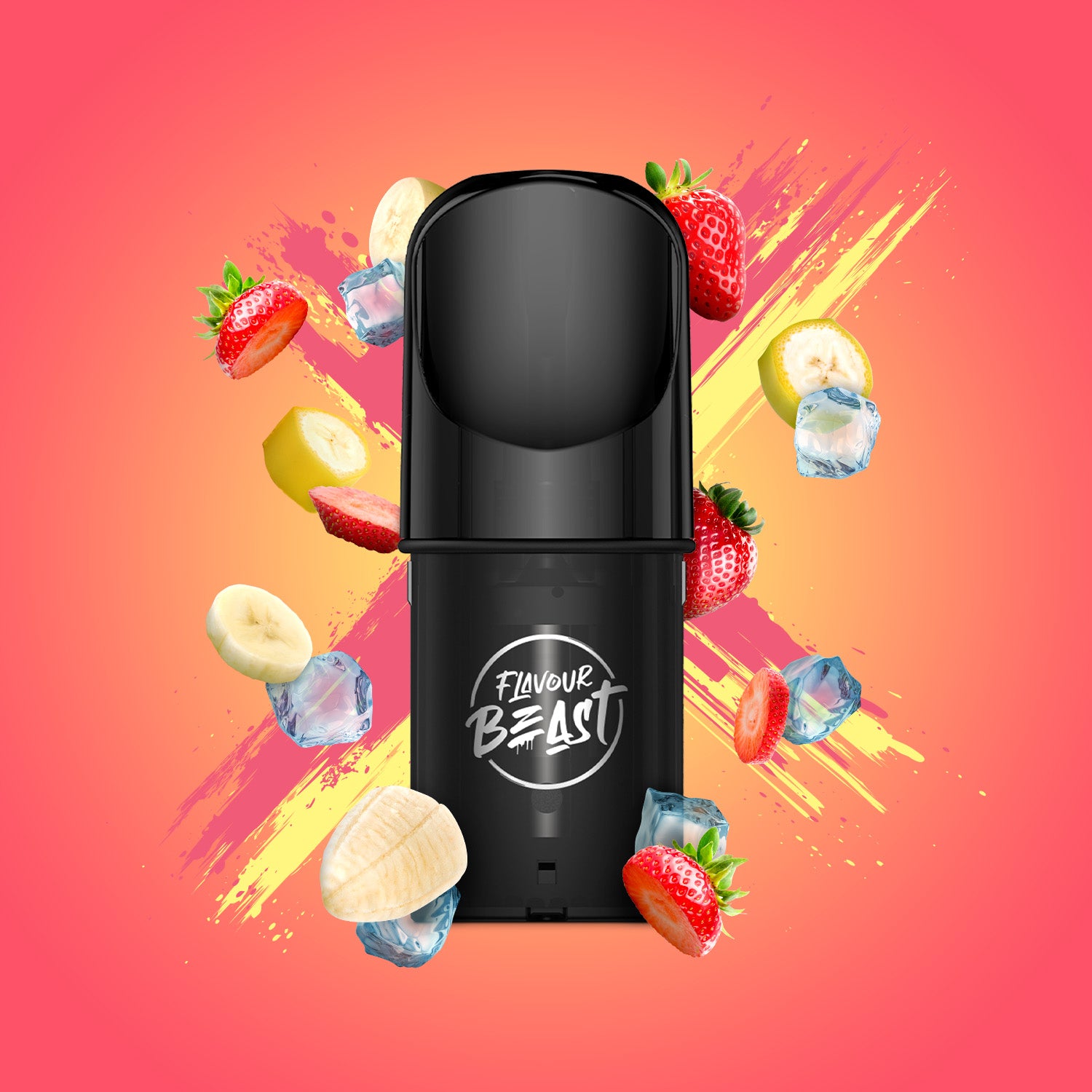 FLAVOUR BEAST S-POD 3P STRAWBERRY BANANA ICE 20MG