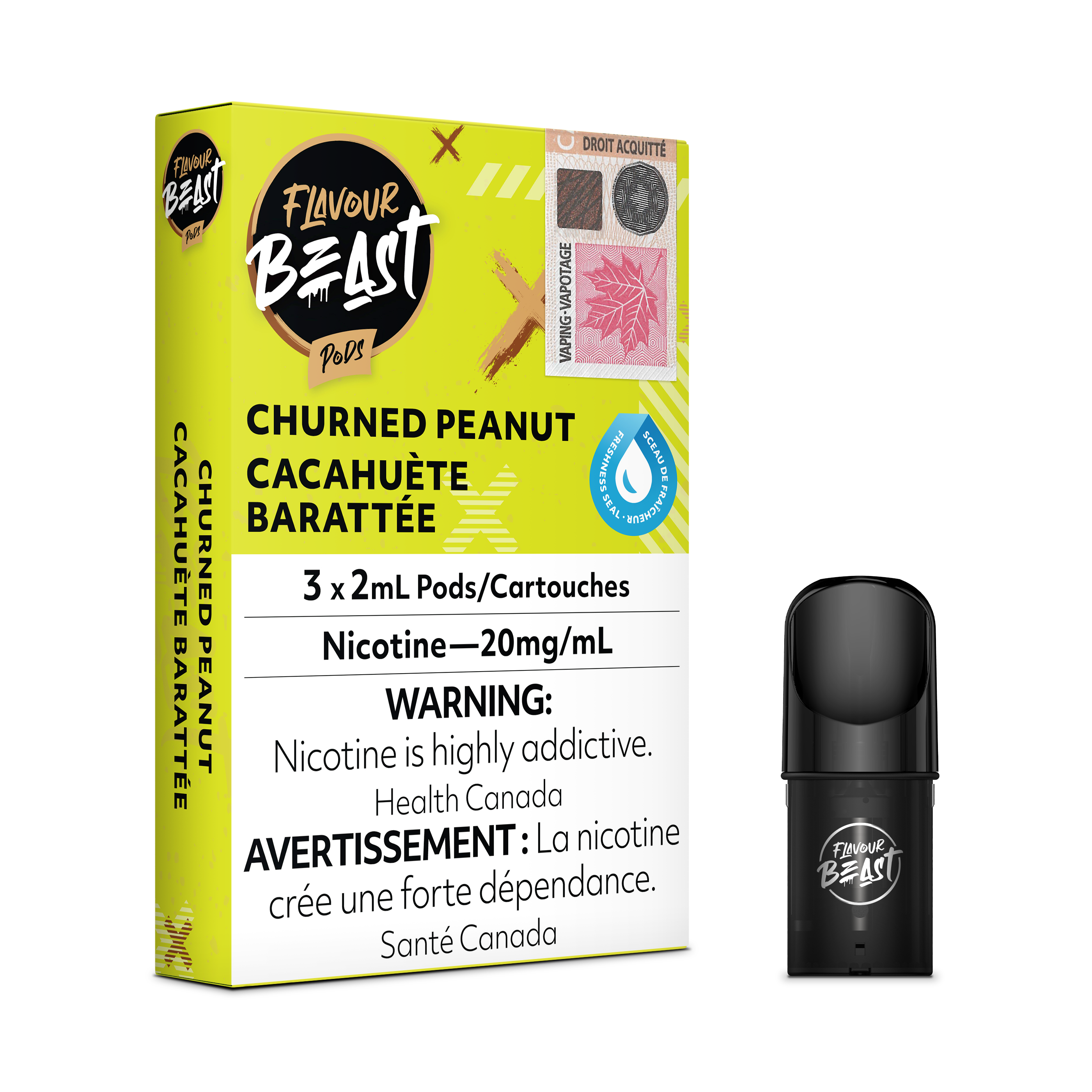 FLAVOUR BEAST S-POD 3P PEANUT 20MG