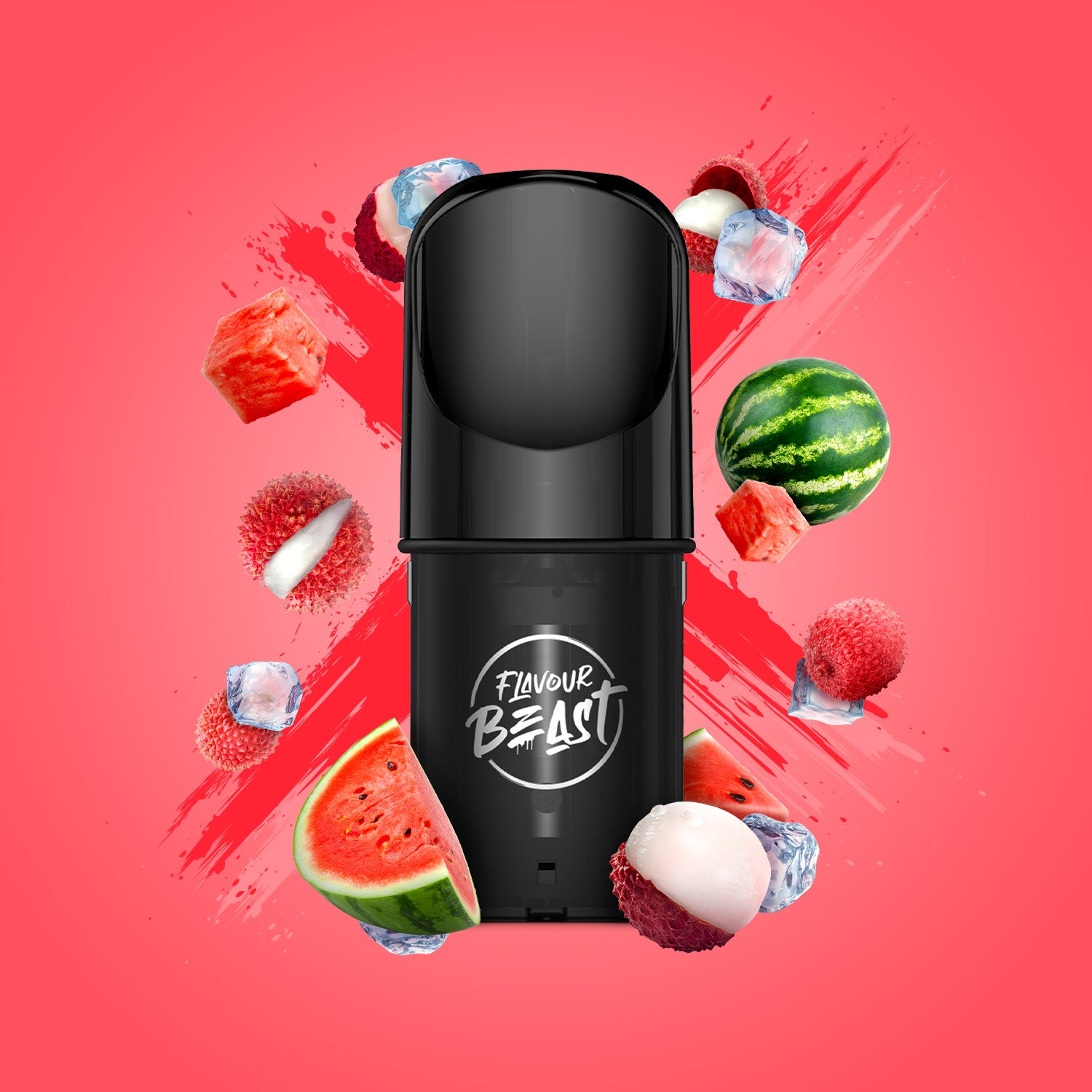 FLAVOUR BEAST S-POD 3P LYCHEE WATERMELON ICE 20MG