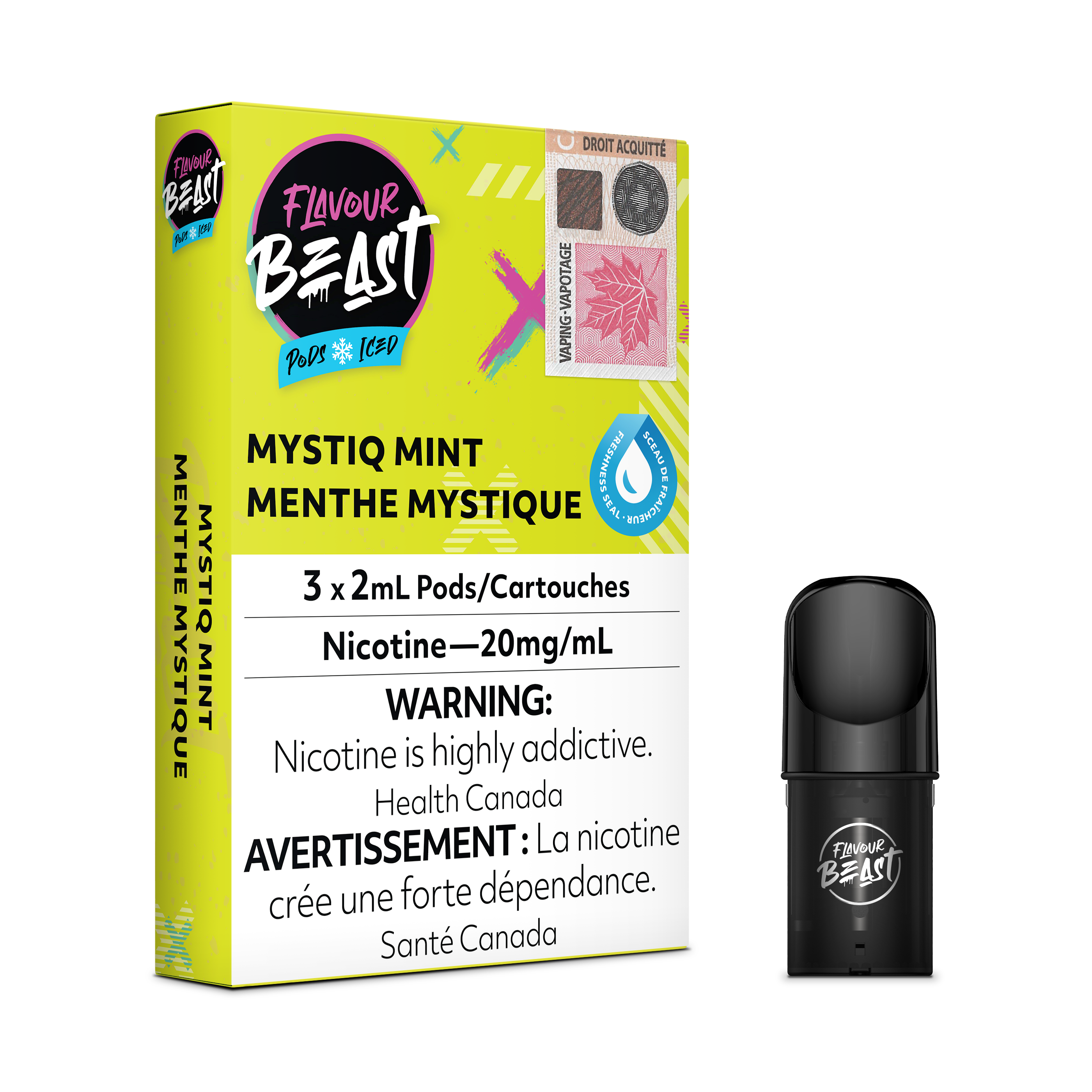 FLAVOUR BEAST S-POD 3P MYSTIQ MINT 20MG