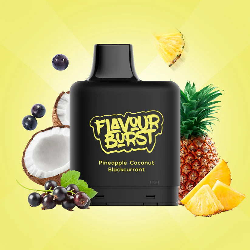 FLAVOUR BURST X  - PINEAPPLE COCO BLACKCURRANT 20MG