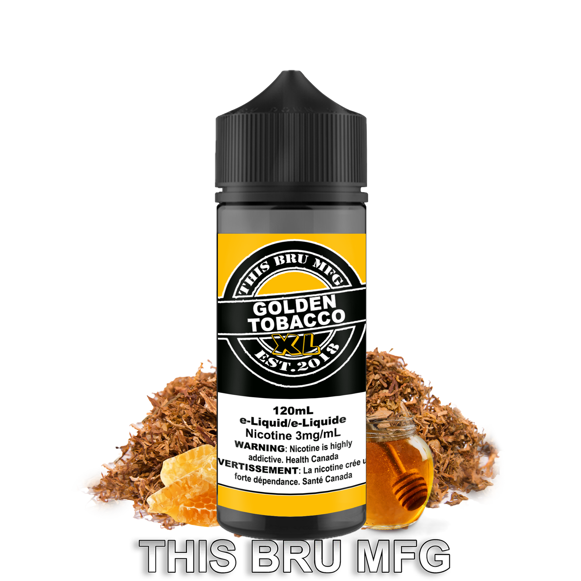 CUSTOM THIS BRU MFG - GOLDEN TOBACCO 120ML