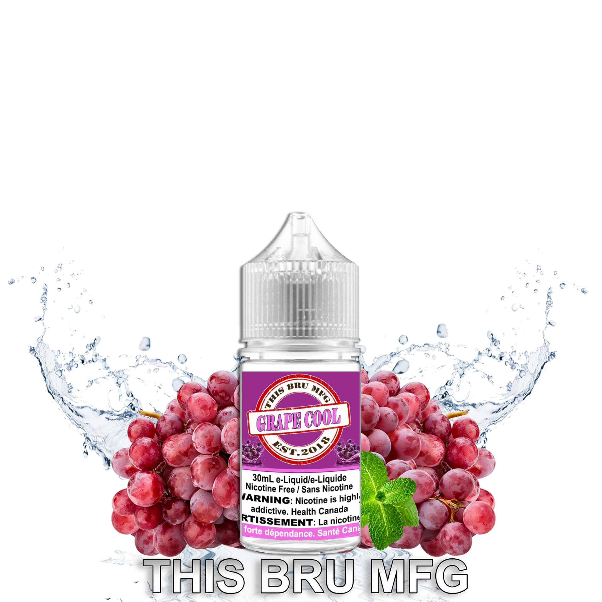 CUSTOM THIS BRU MFG - GRAPE COOL 30ML