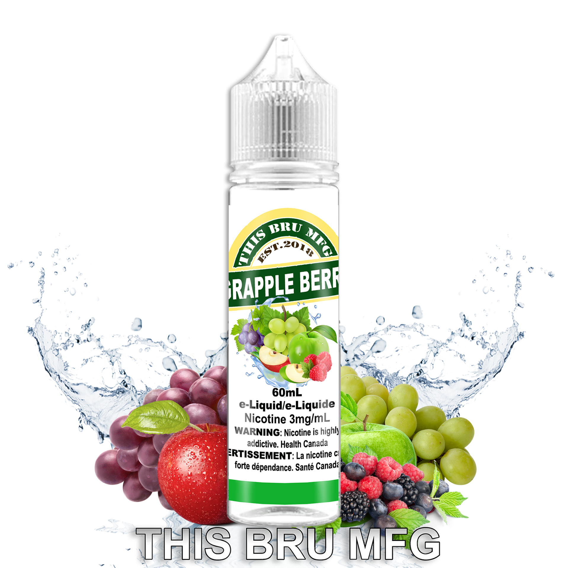 CUSTOM THIS BRU MFG - GRAPPLE BERRY 60ML