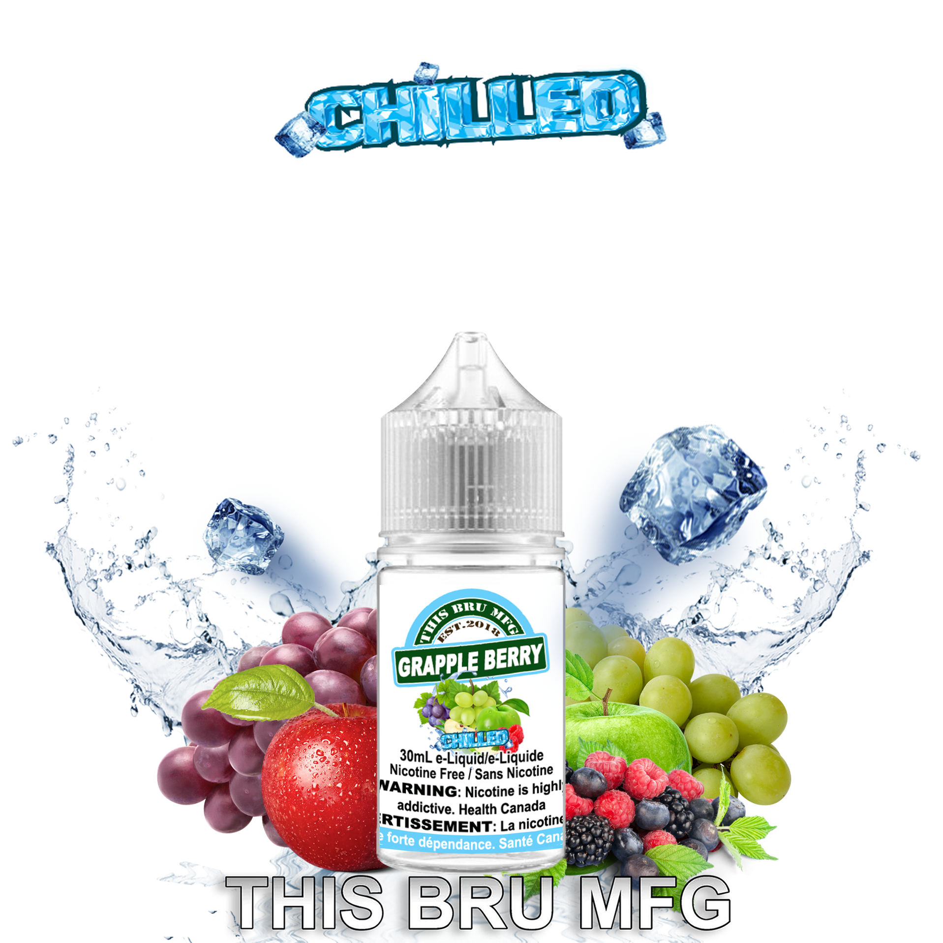 CUSTOM THIS BRU MFG - GRAPPLE BERRY CHILLED 30ML