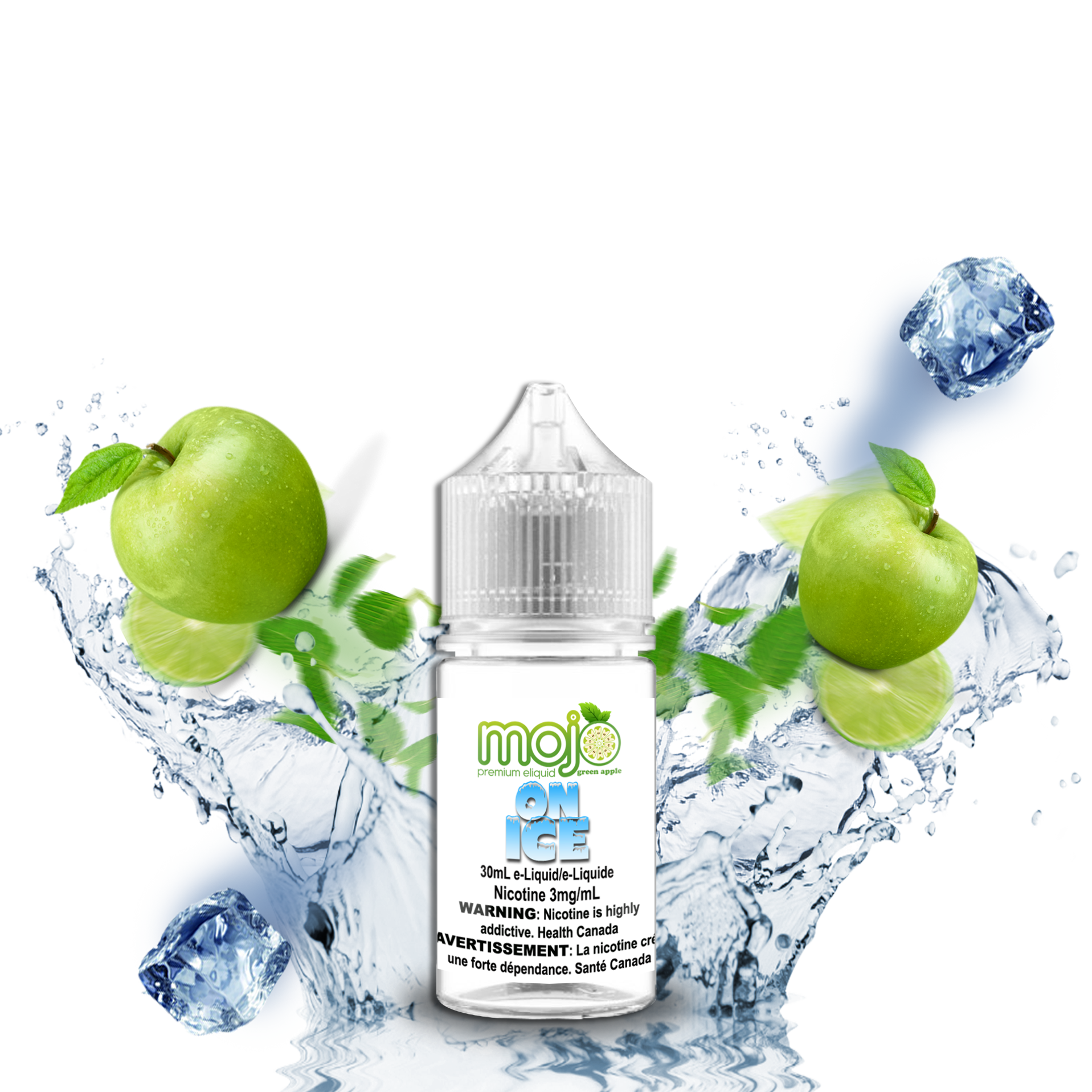 CUSTOM MOJO - GREEN APPLE ICE 30ML