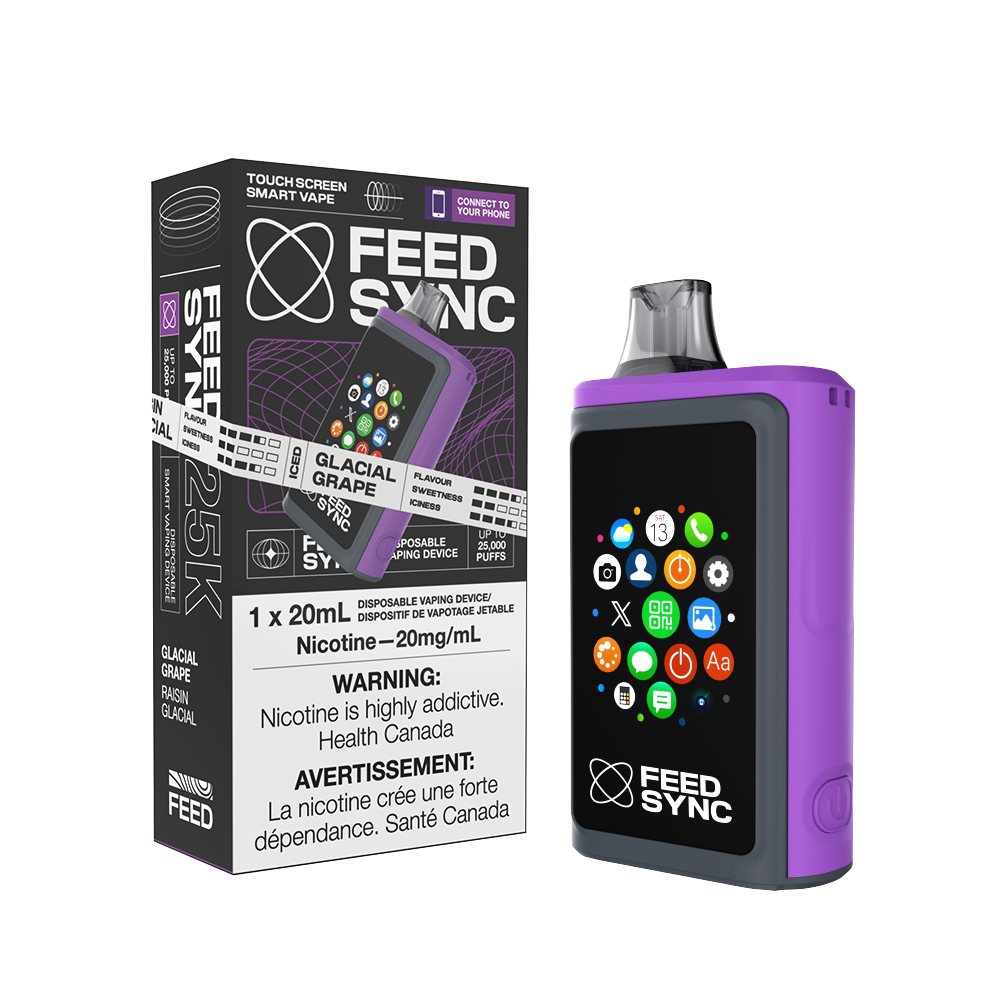 FEED SYNC 25K GLACIAL GRAPE 20MG