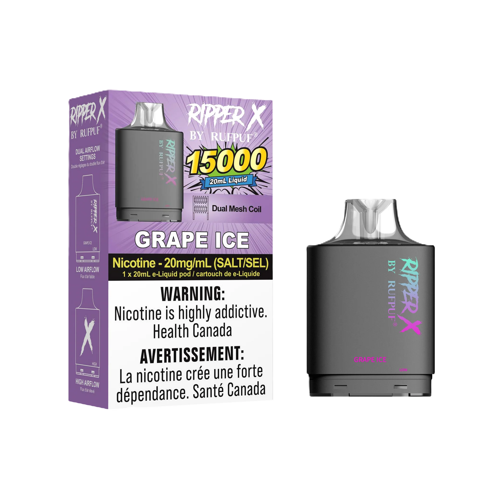 RIPPER X 15K - GRAPE ICE