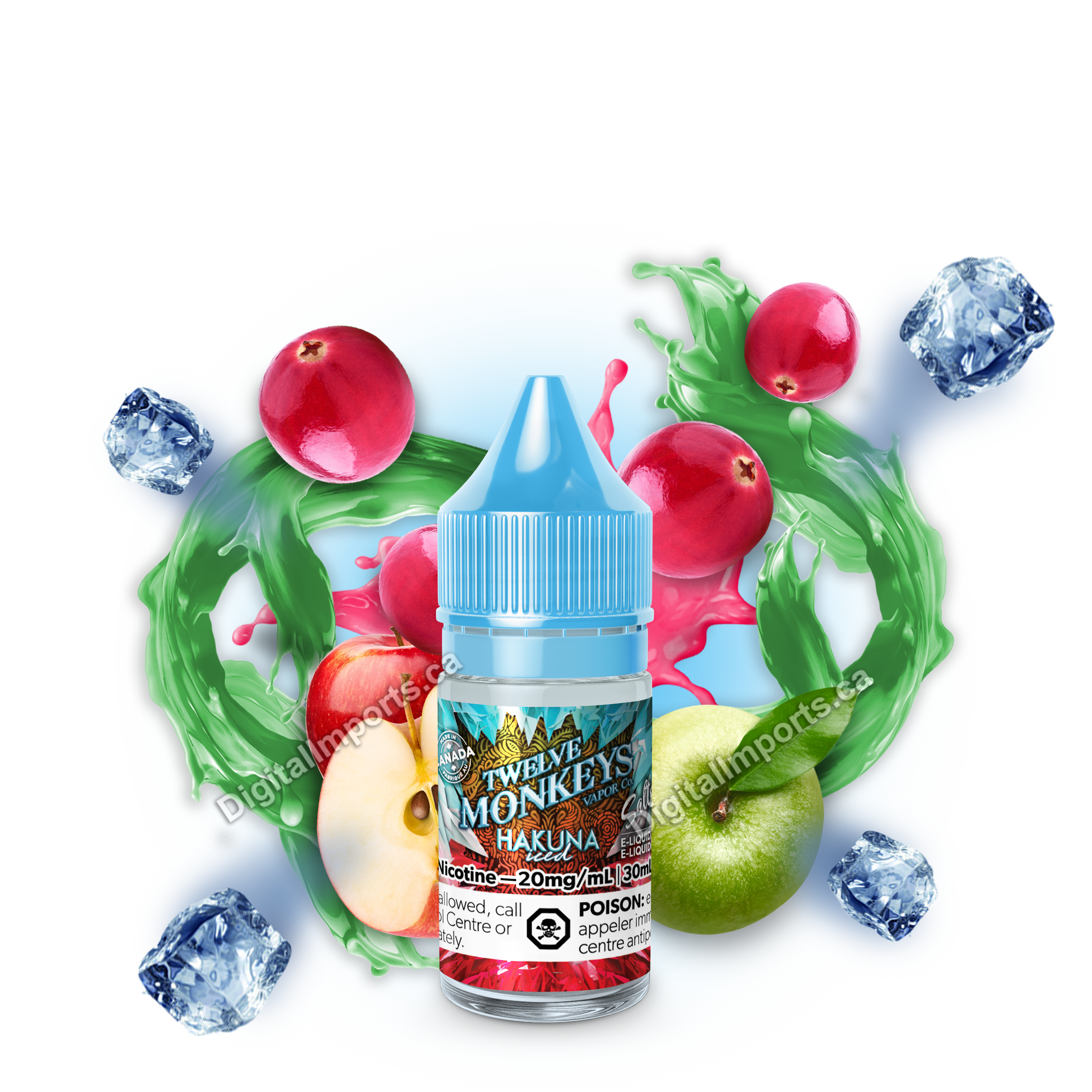 12 MONKEYS SALT - HAKUNA ICED 30ML