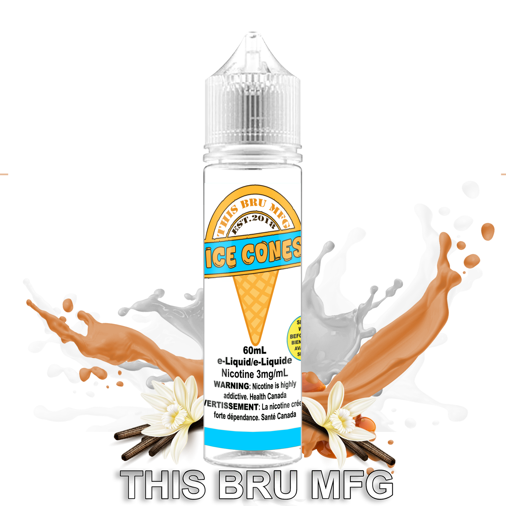 CUSTOM THIS BRU MFG - ICE CONES 60ML