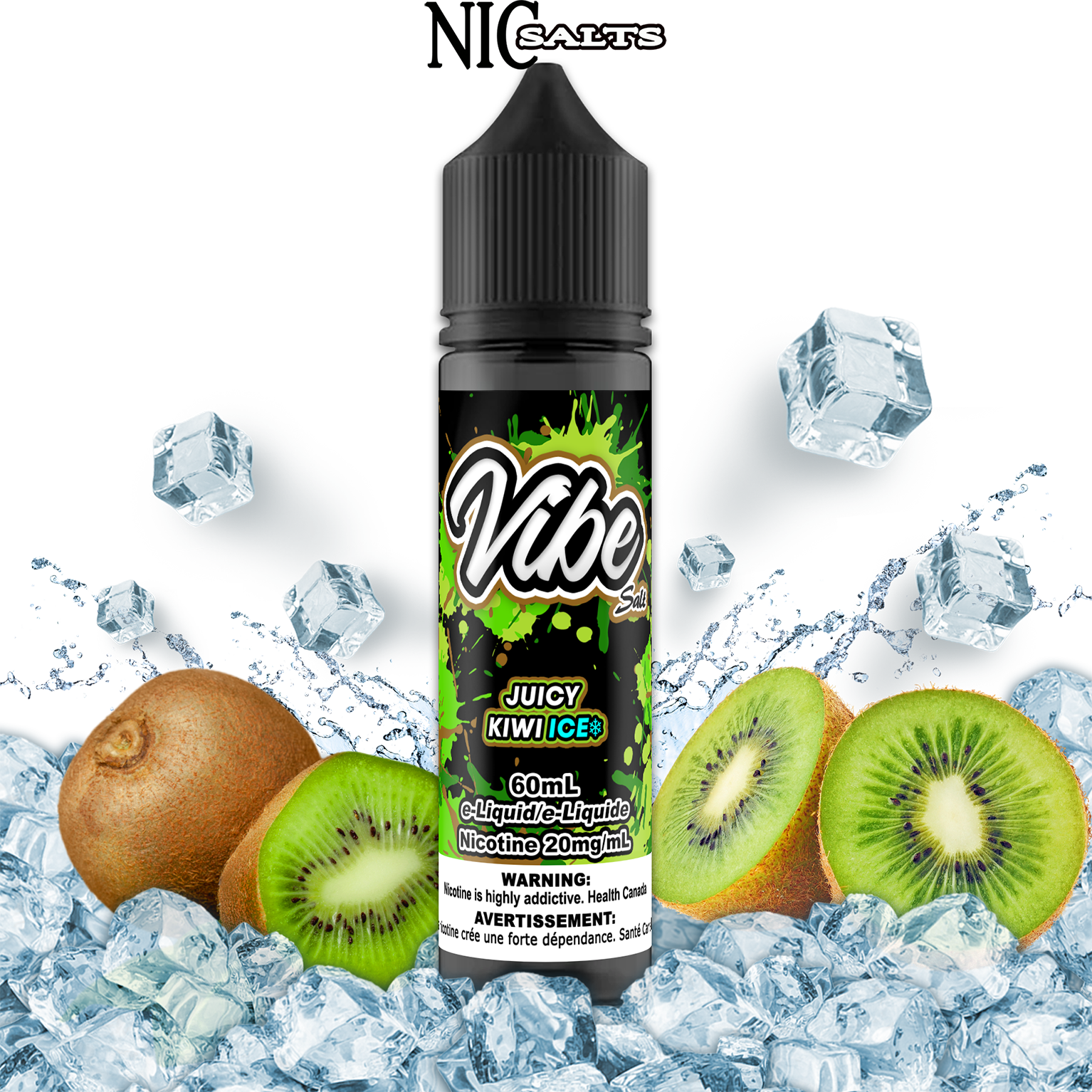 VIBE SALT - JUICY KIWI ICE 60ML