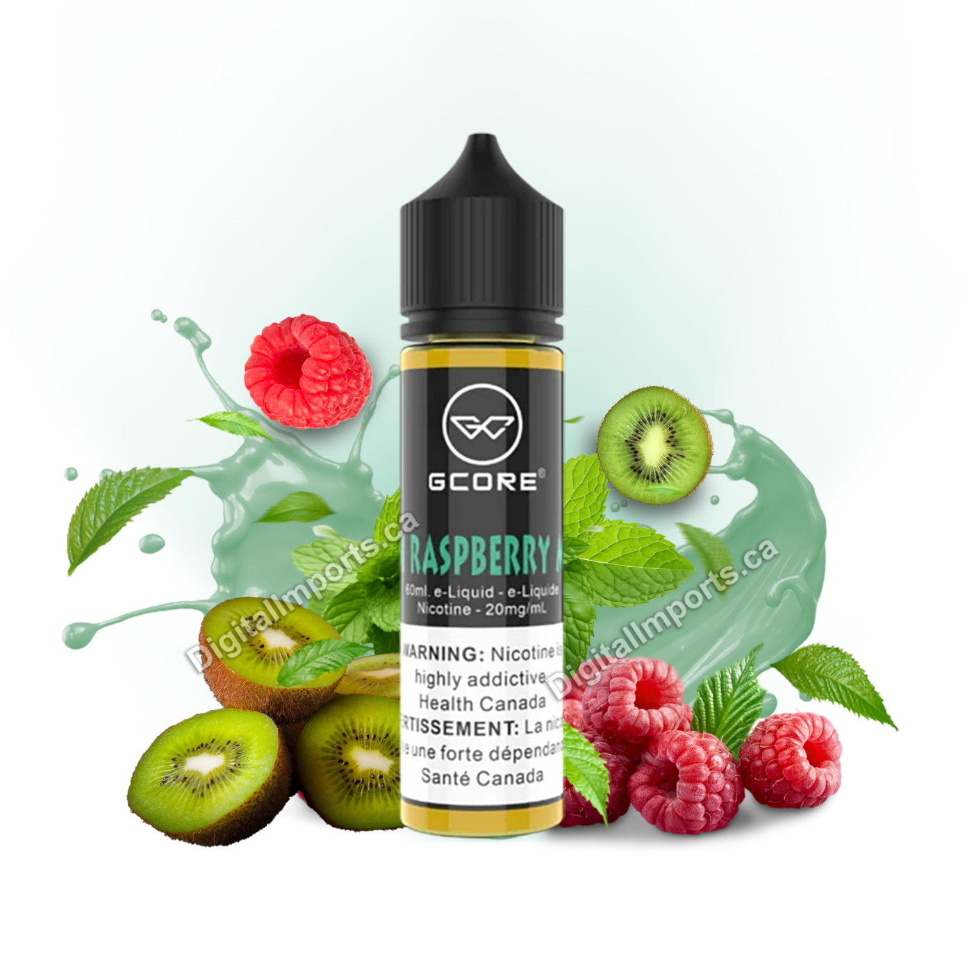 GCORE SALT - KIWI RASPBERRY MINT 60ML