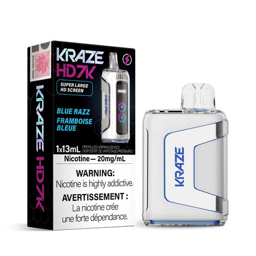 KRAZE HD 7000 BLUE RAZZ 20MG