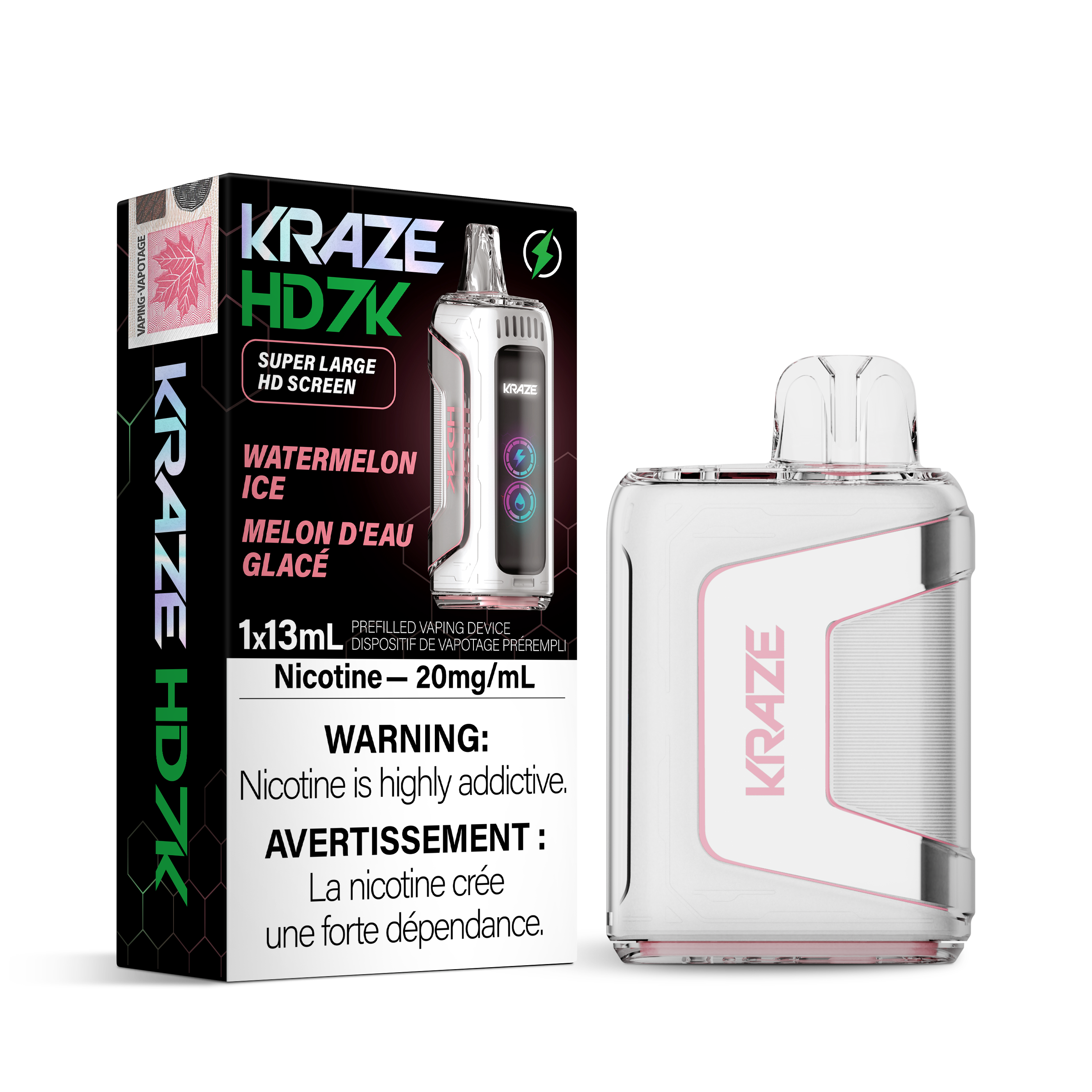 KRAZE HD 7000 WATERMELON ICE