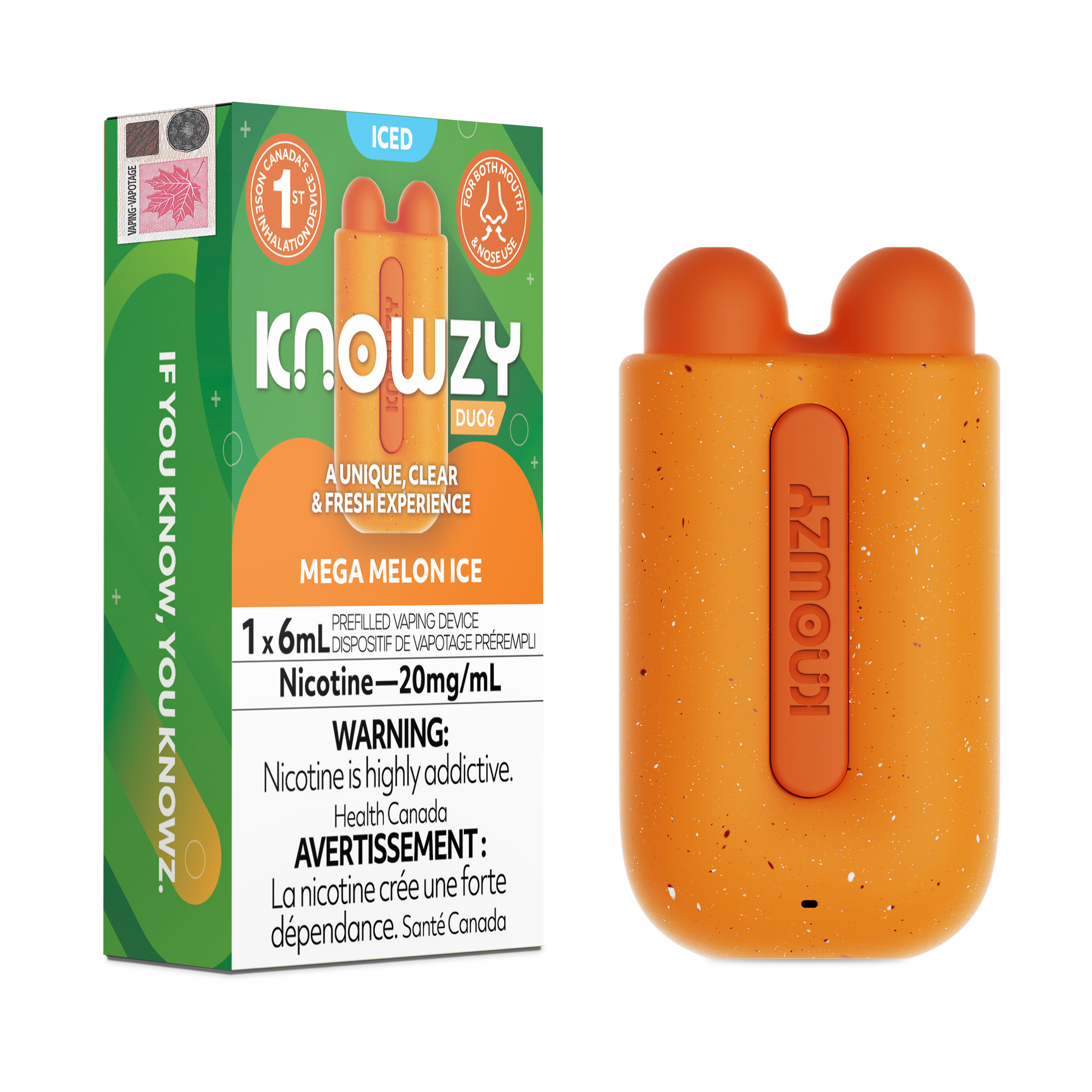 KNOWZY DUO6 Melon Ice 20MG