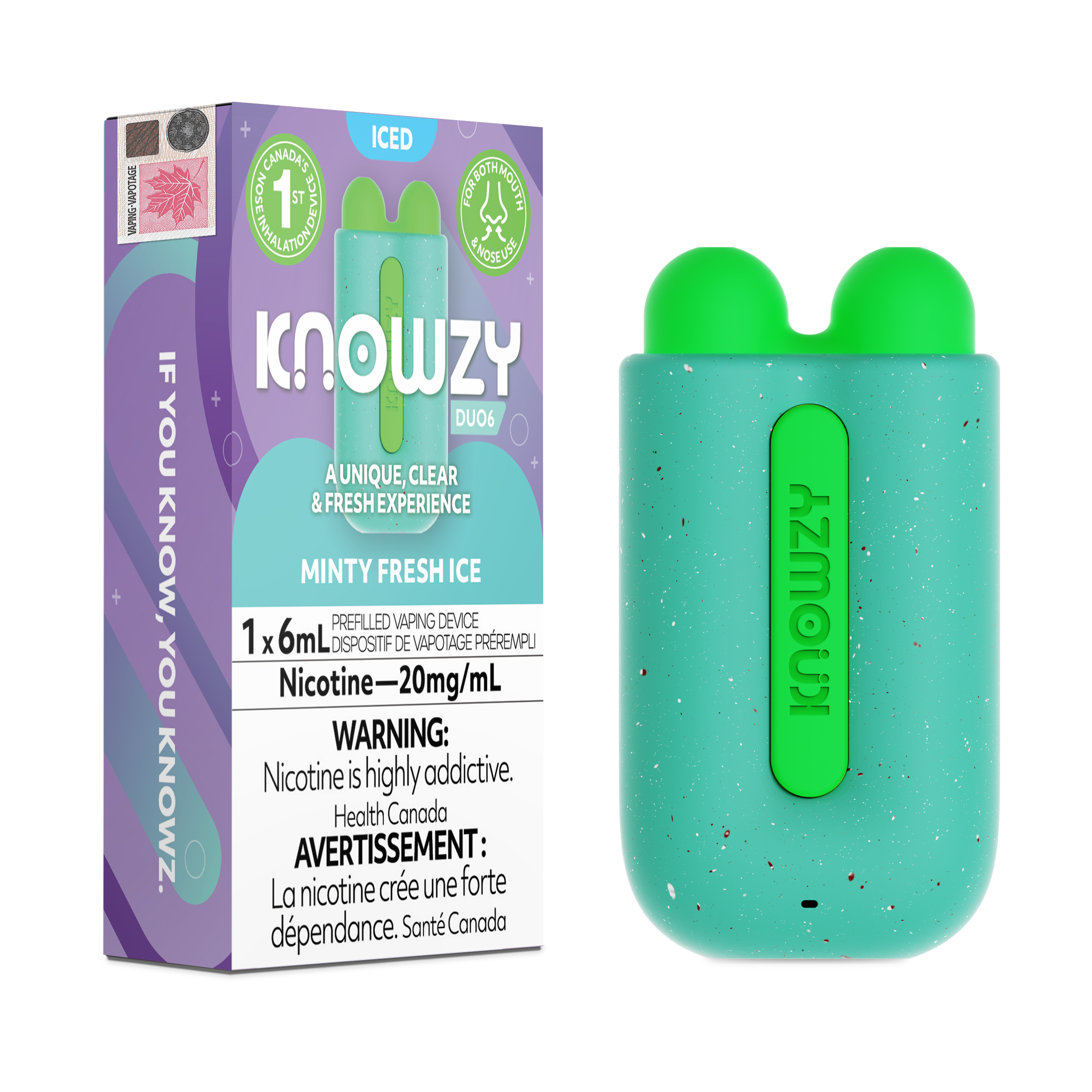 KNOWZY DUO6 Minty Fresh Ice 20MG