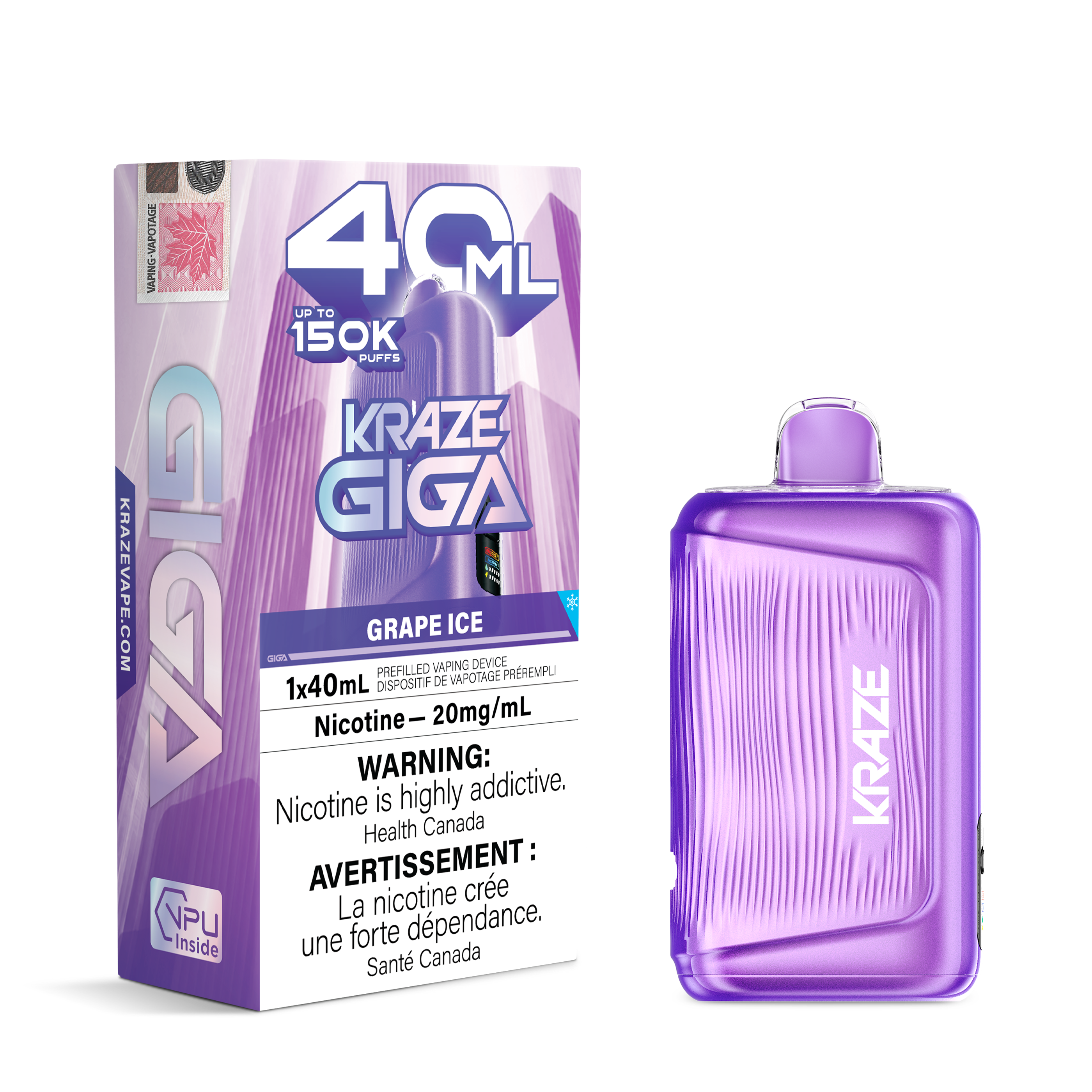 [BC/SK/NL] KRAZE GIGA 150K DISPOSABLE