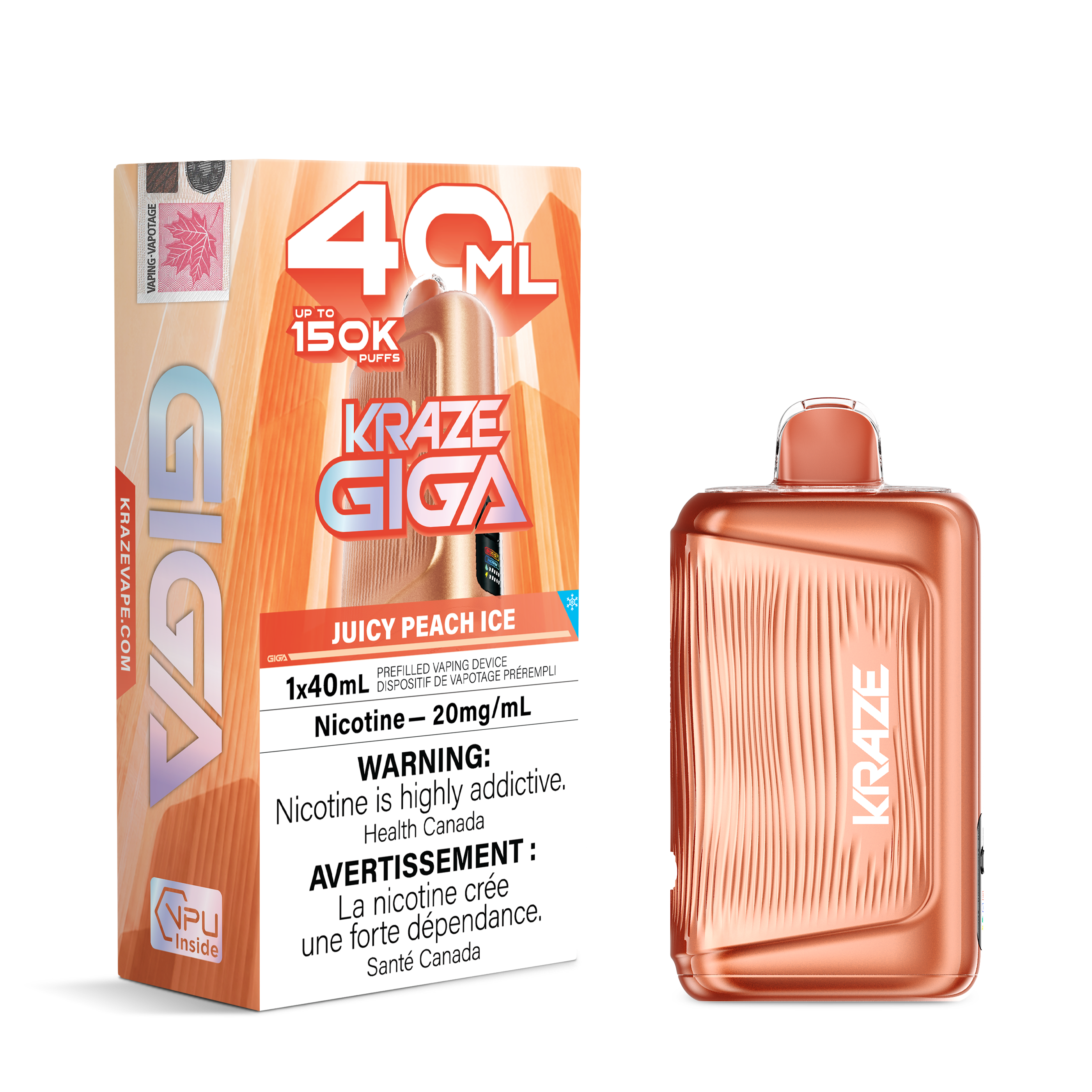 [BC/SK/NL] KRAZE GIGA 150K DISPOSABLE