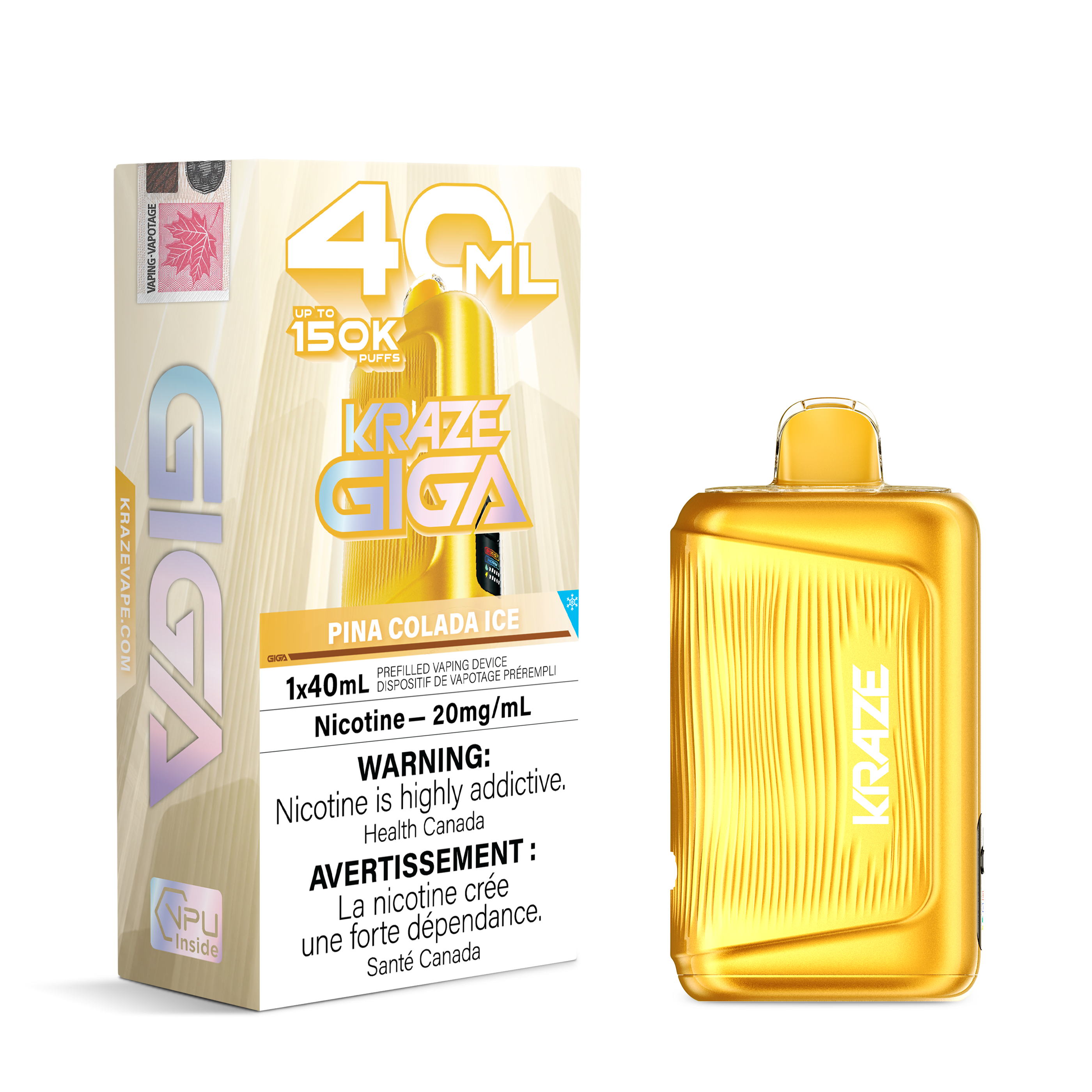 [BC/SK/NL] KRAZE GIGA 150K DISPOSABLE