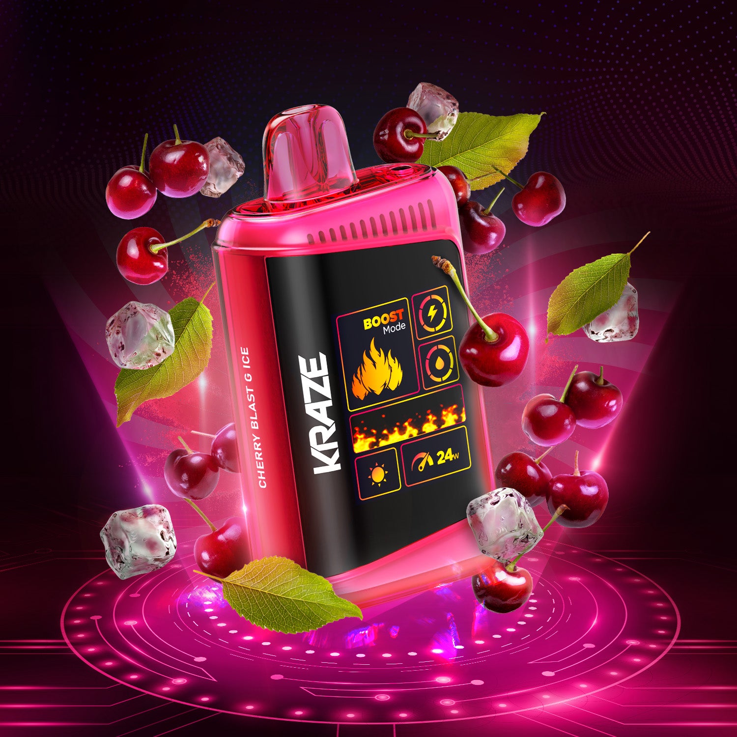 KRAZE HD MEGA 20K CHERRY BLAST G ICE