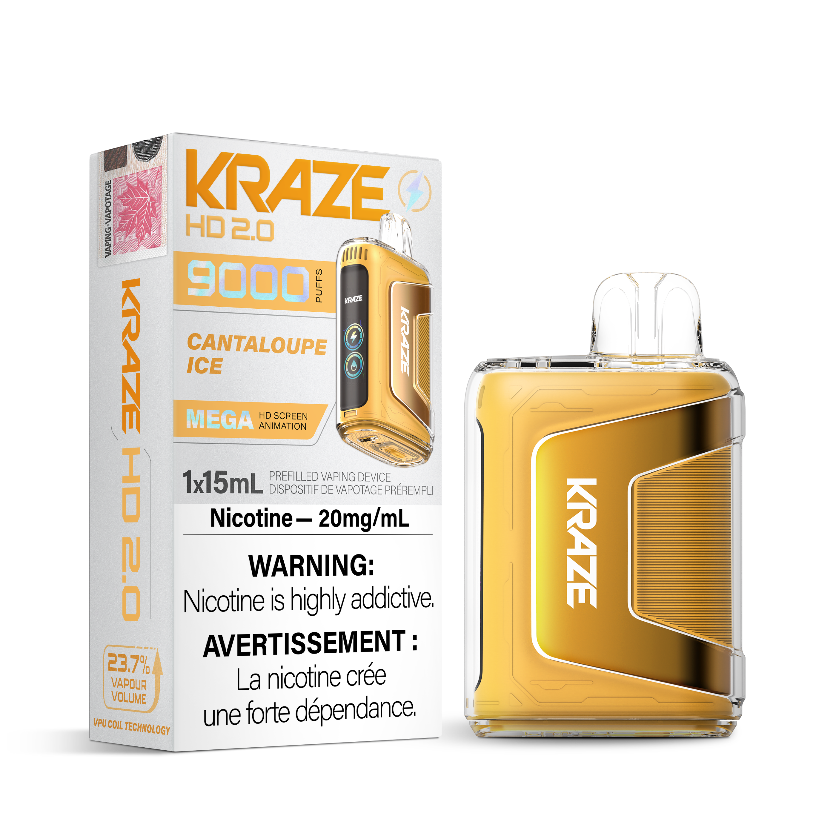 [BC/SK/NL/NS] KRAZE HD 2.0 9K DISPOSABLE