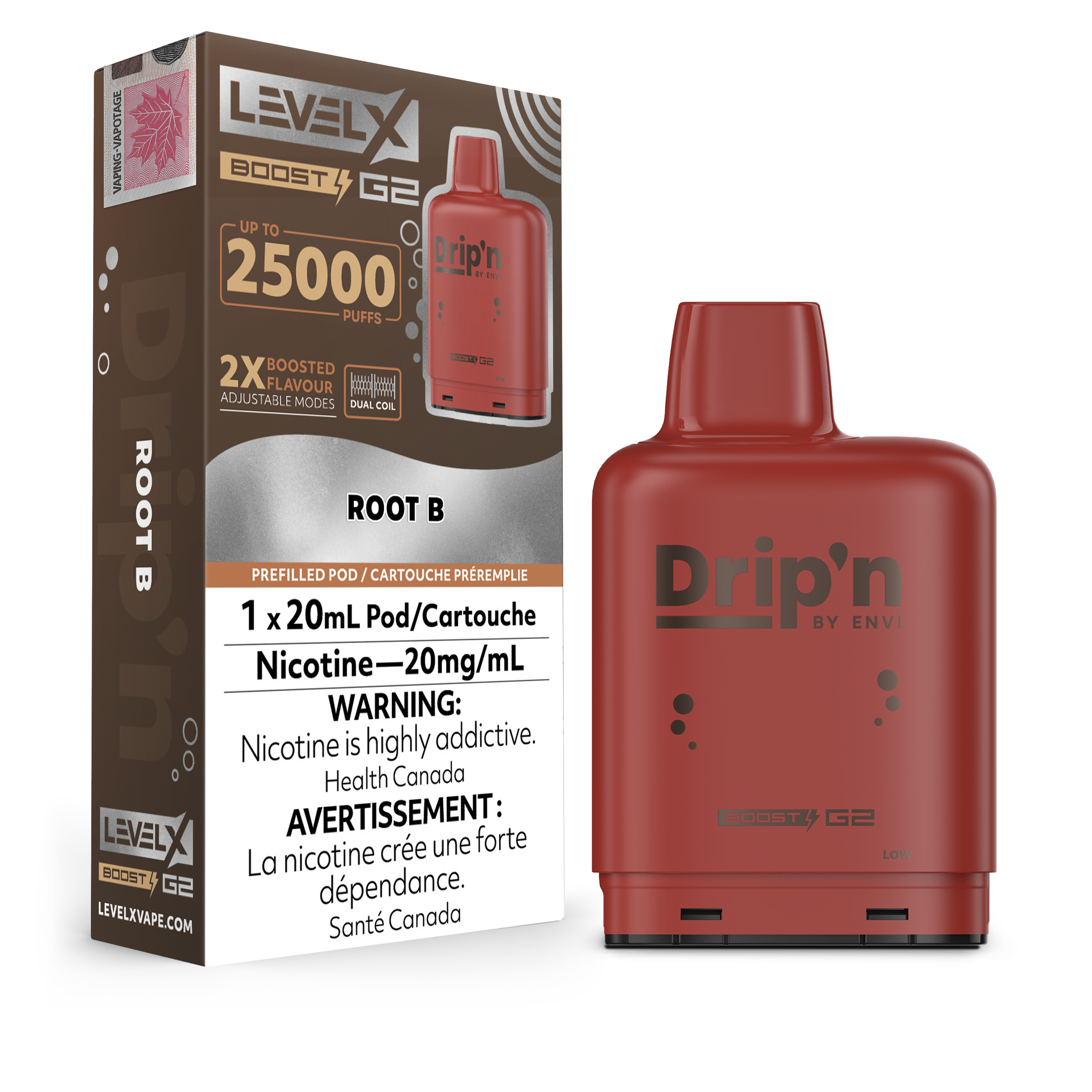 LEVEL X ENVI BOOST ROOT B 20MG