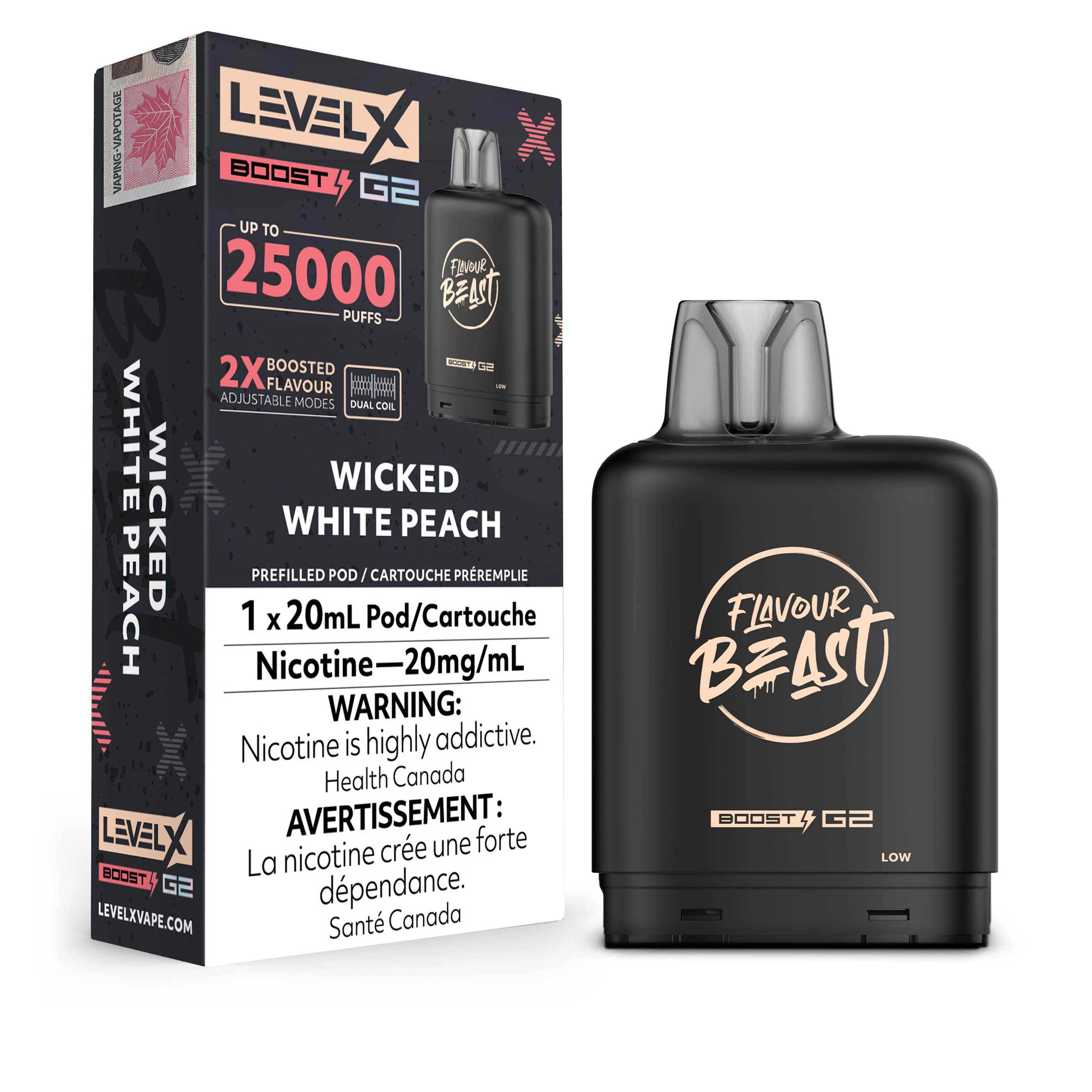 [BC/SK/NL/NS] FLAVOUR BEAST LEVEL X BOOST G2 POD