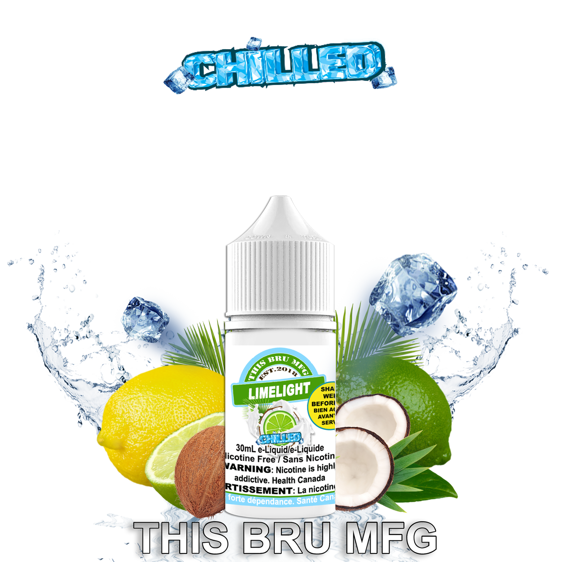 CUSTOM THIS BRU MFG - LIMELIGHT CHILLED 30ML