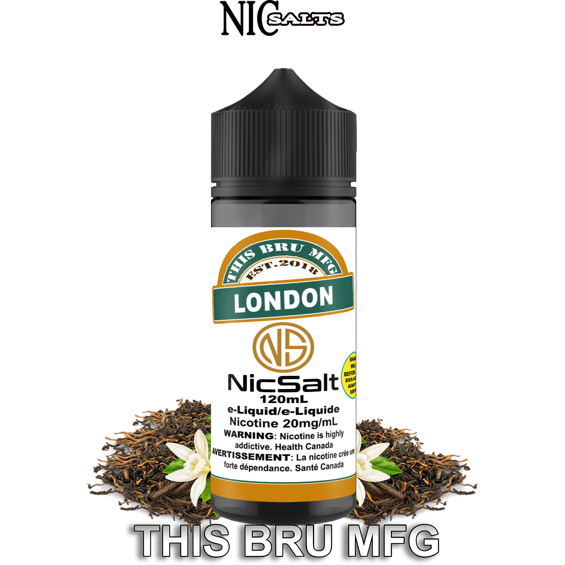 CUSTOM THIS BRU MFG SALT - LONDON 120ML