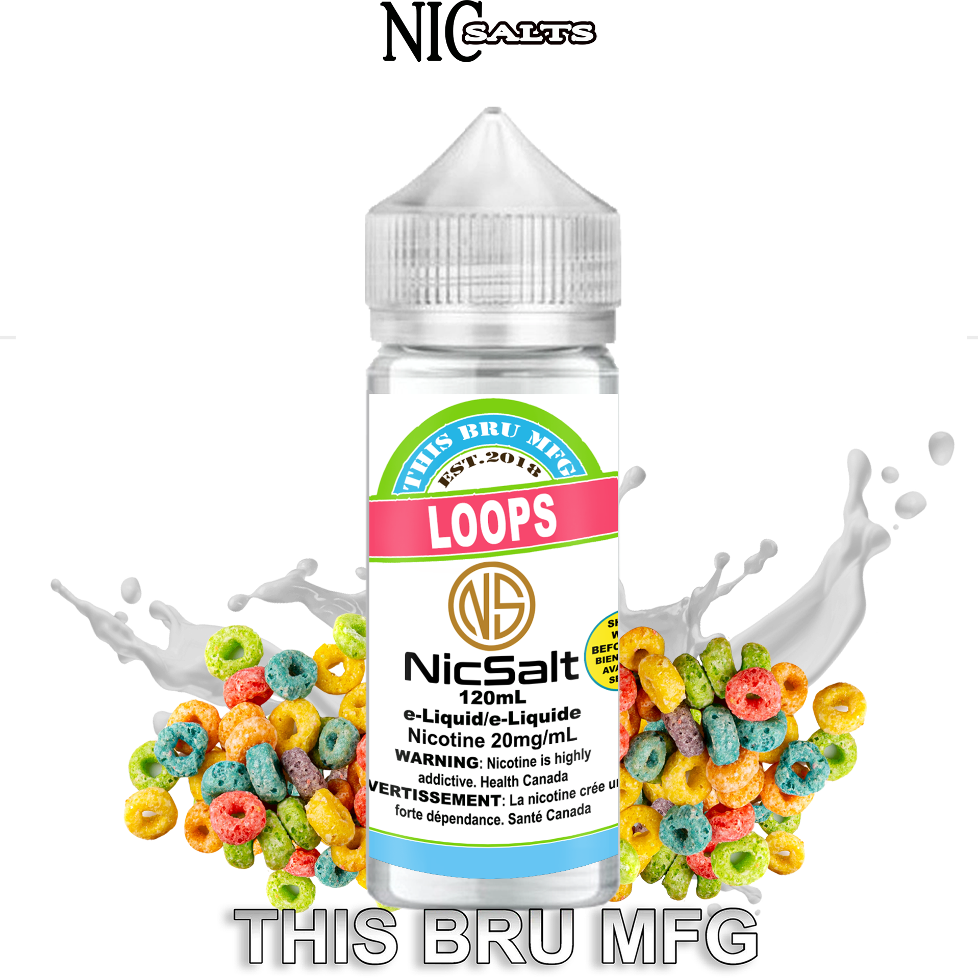 CUSTOM THIS BRU MFG SALT - LOOPS 120ML