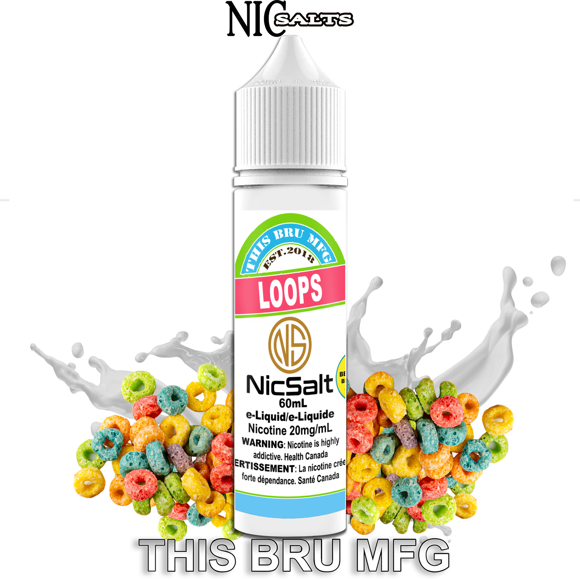 CUSTOM THIS BRU MFG SALT - LOOPS 60ML