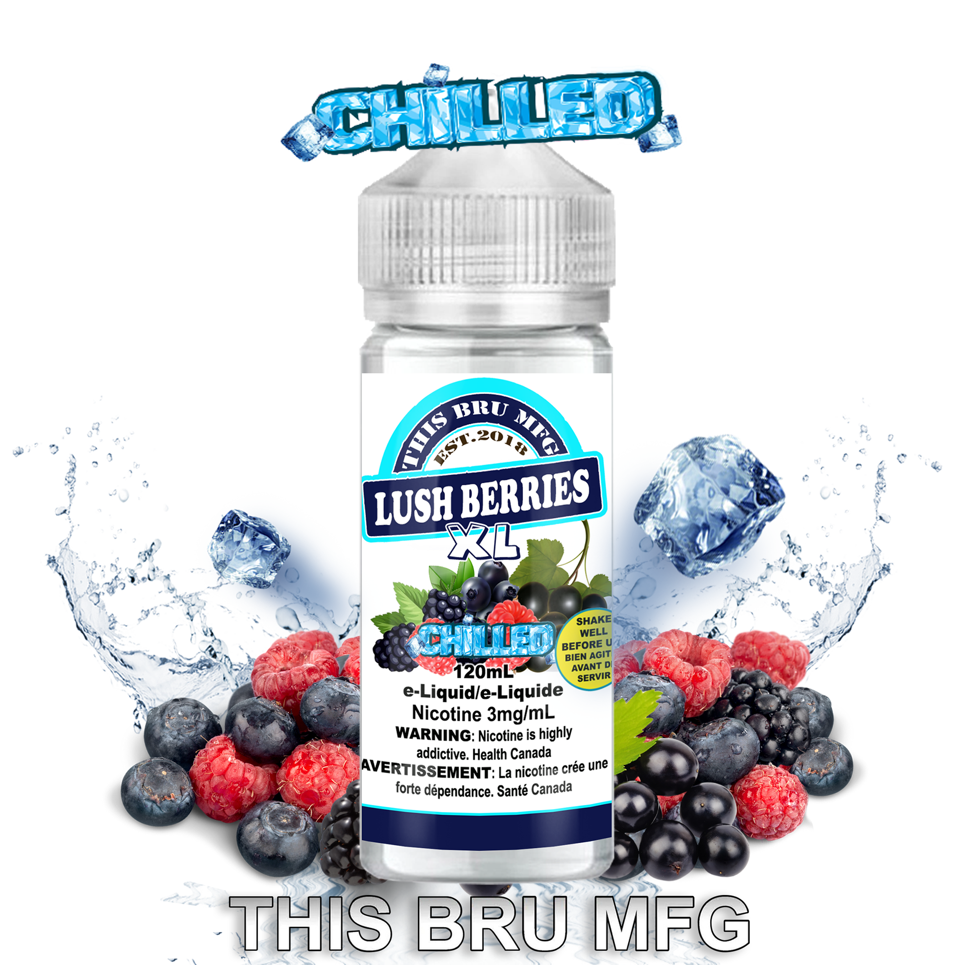 THIS BRU MFG - LUSH BERRIES CHILLED 120ML