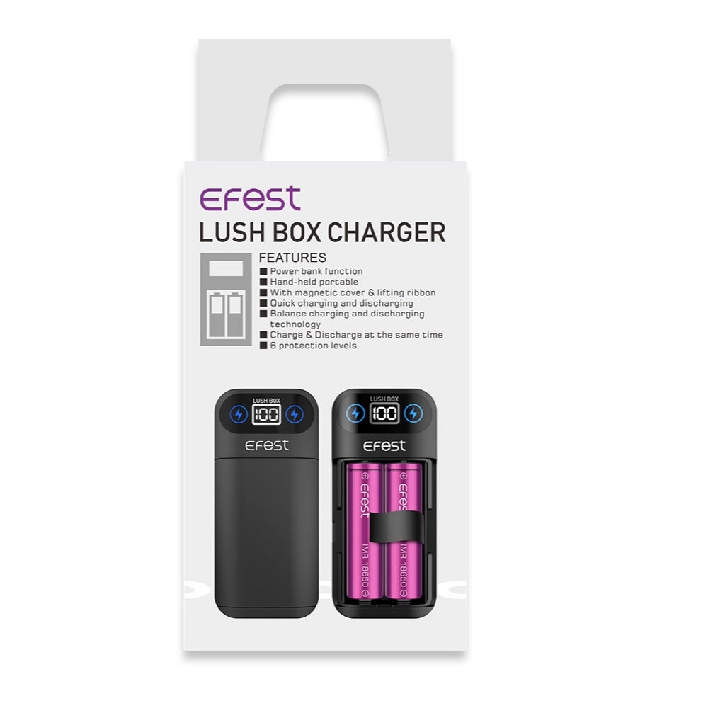 EFEST LUSH BOX PORTABLE CHARGER & POWER BANK