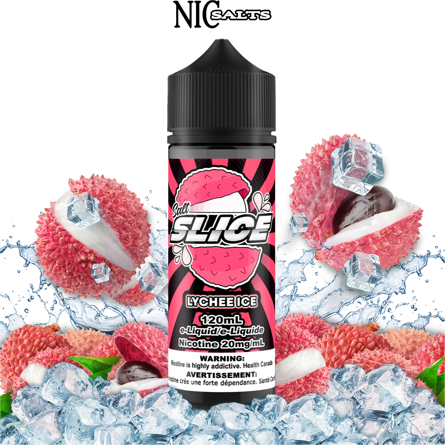 CUSTOM SLICE SALT - LYCHEE ICE 120ML