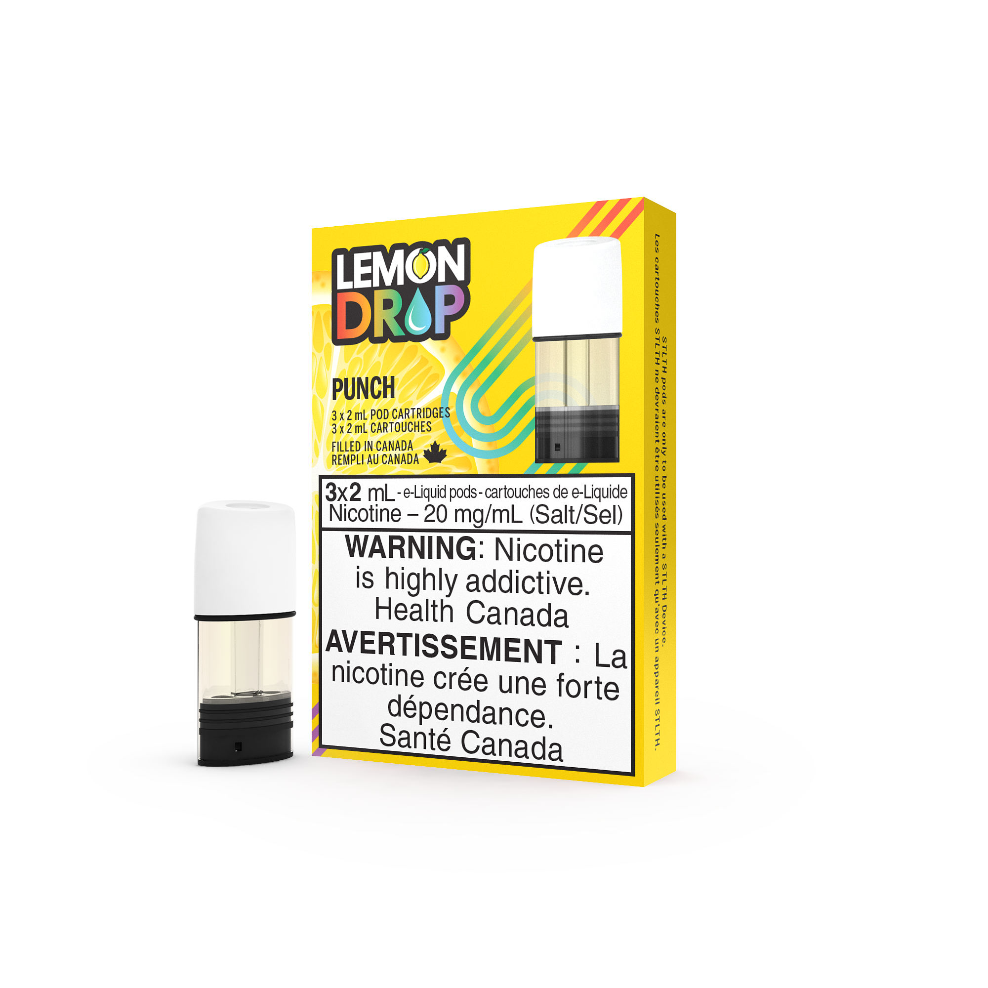 [BC/SK/NL/NS] STLTH POD PACK LEMON DROP (3-PACK)