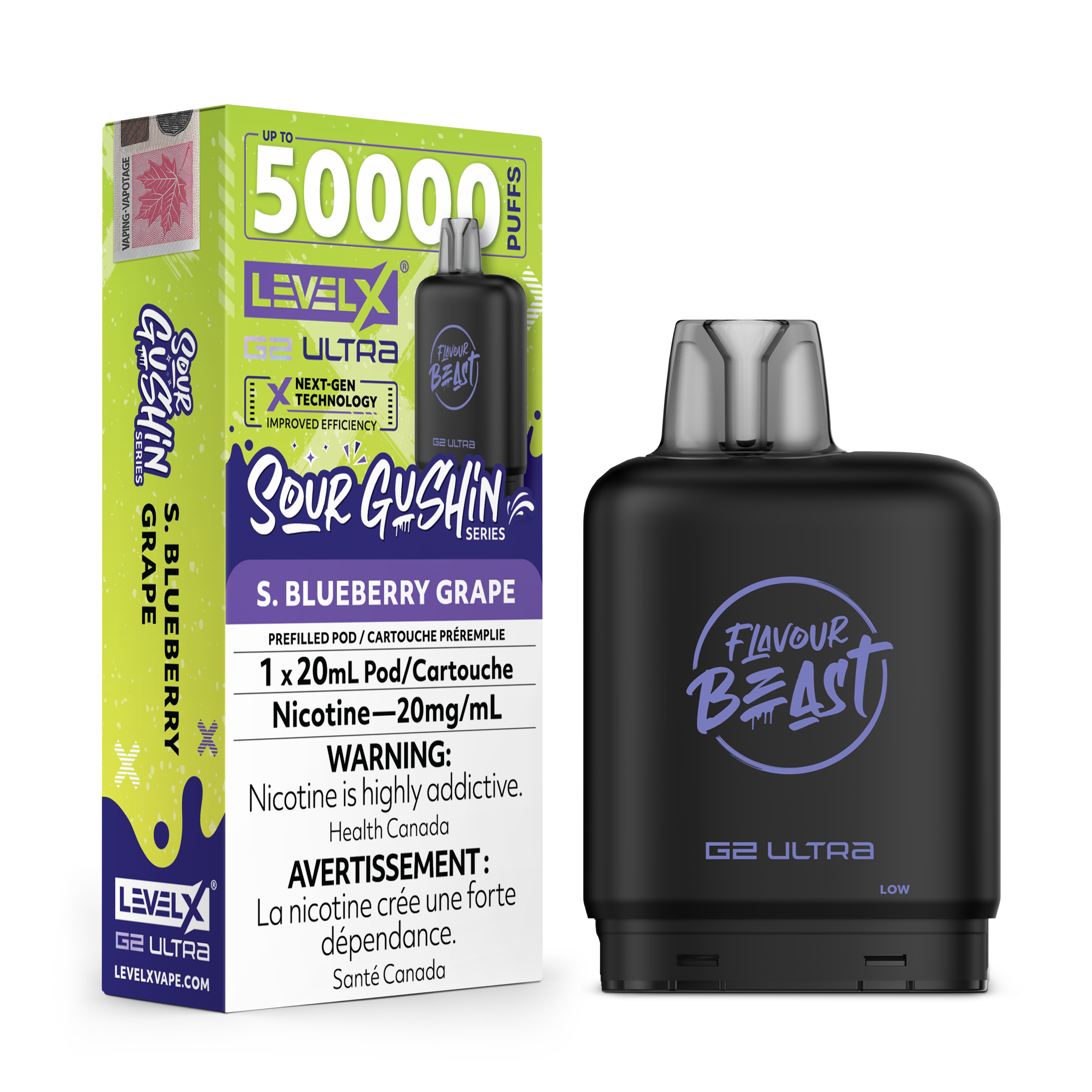 [BC/SK/NL] FLAVOUR BEAST LEVEL X G2 ULTRA POD