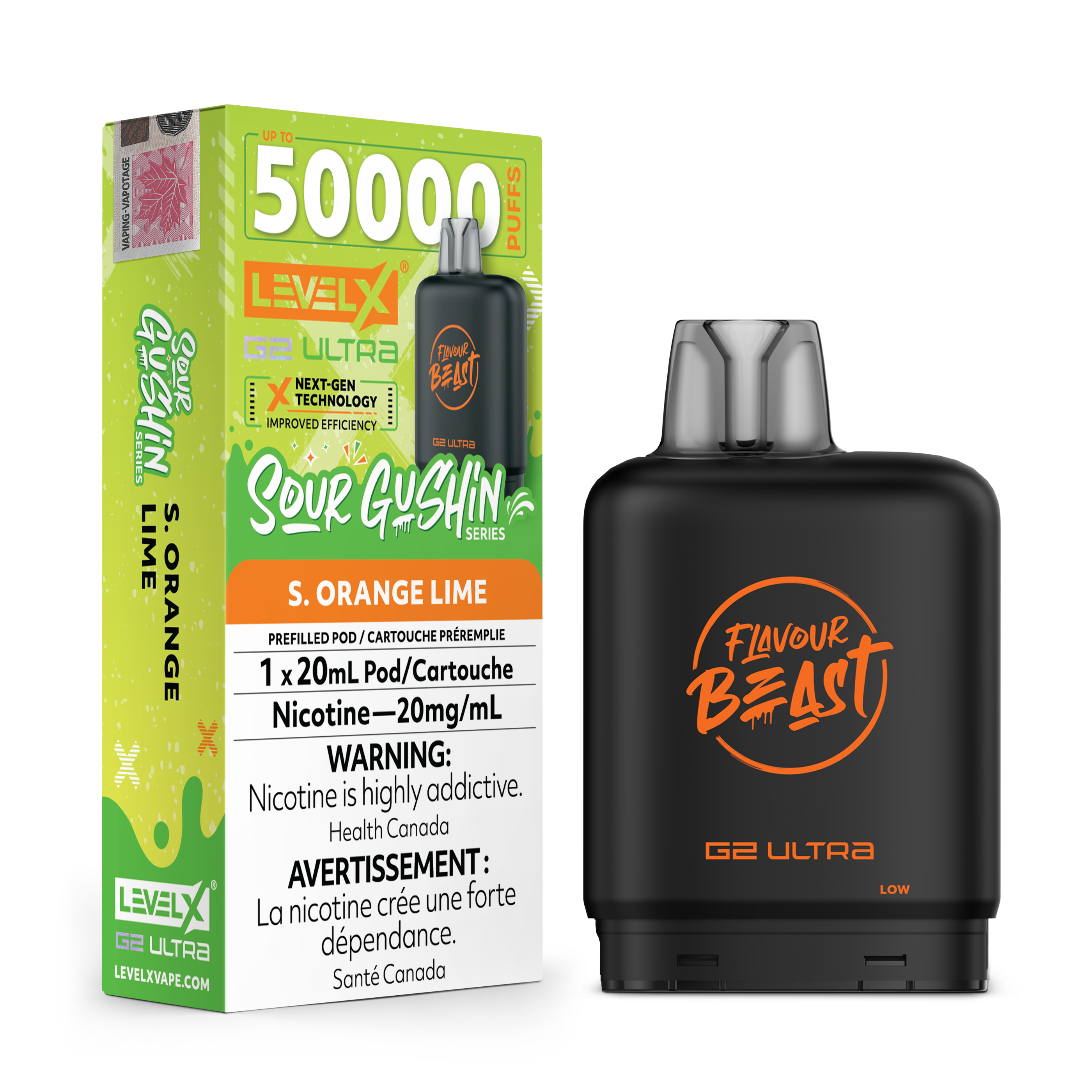 [BC/SK/NL] FLAVOUR BEAST LEVEL X G2 ULTRA POD