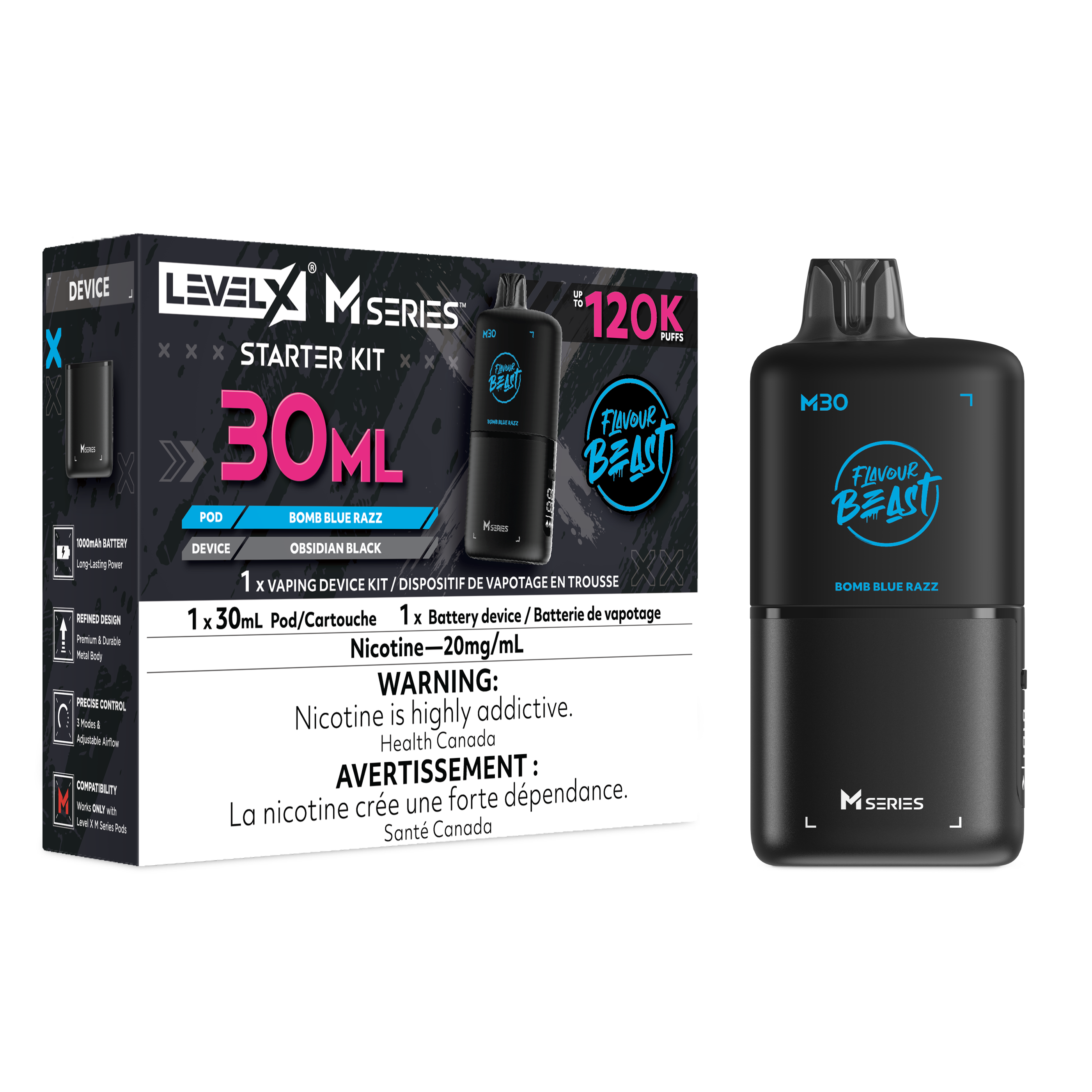 [BC/SK/NL] FLAVOUR BEAST LEVEL X M SERIES M30 120K KIT